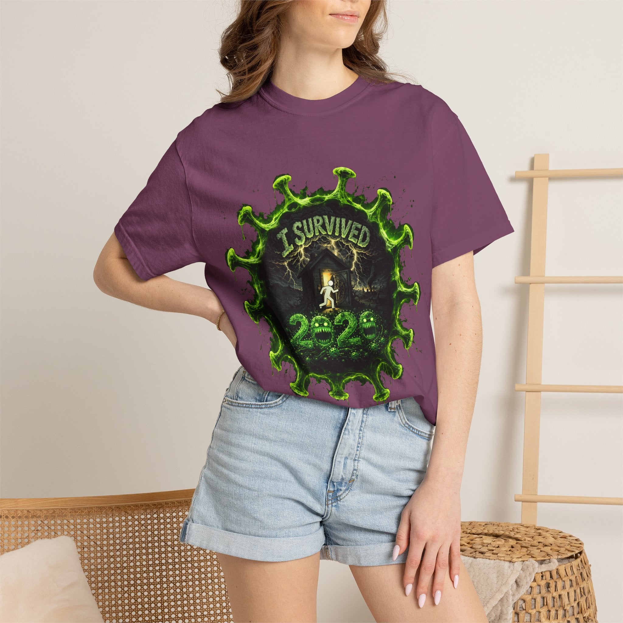 I Survived 2020 — Director's Cut S1:E5 "Delivery Doomsday" | Pandemic Edition Unisex Garment-Dyed T-shirt