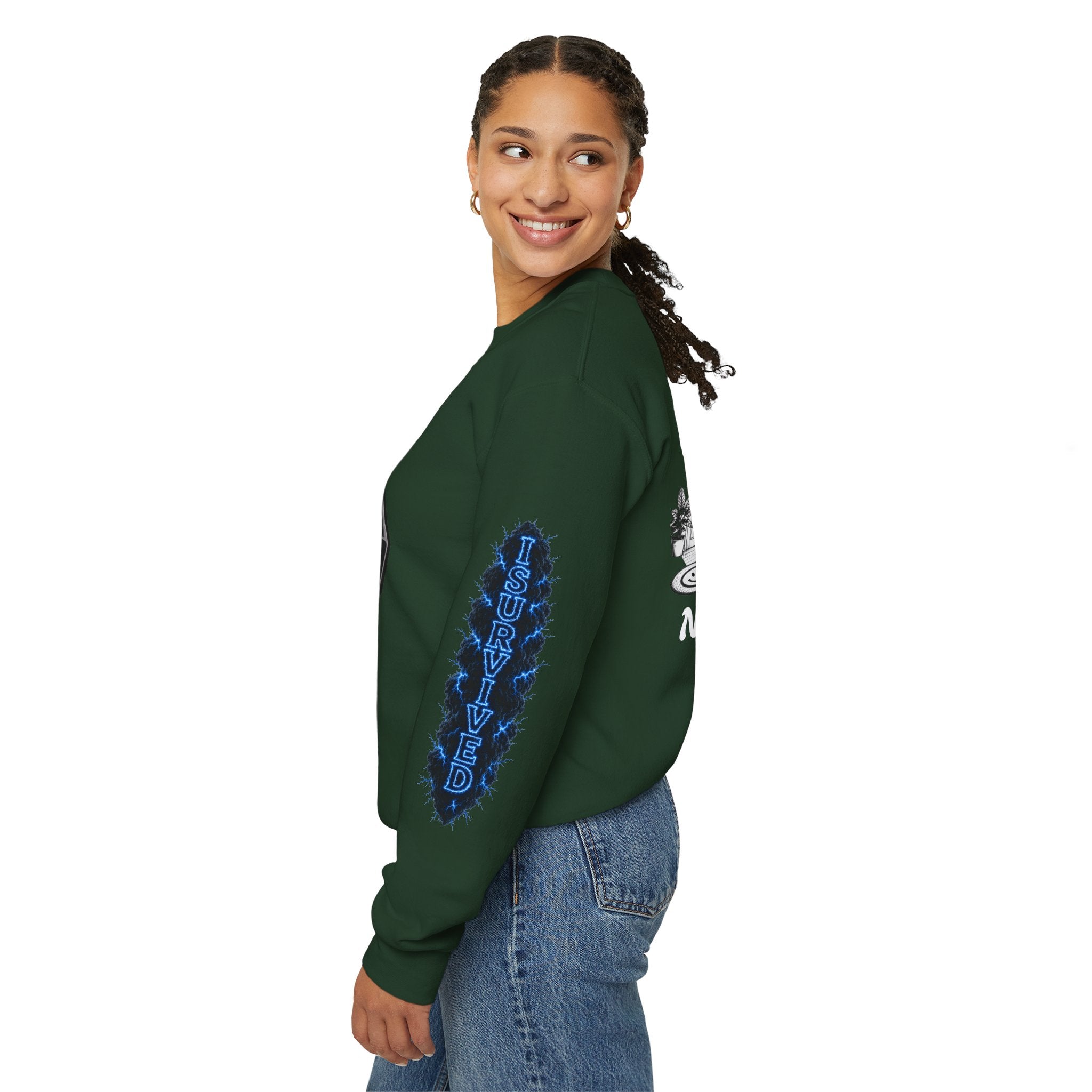 I Survived 2020 — Director's Cut S3:E4 "Working From Home" | Mid-Season Finale Pt. 1 | Lockdown Edition Documentary Unisex Heavy Blend™ Crewneck Sweatshirt