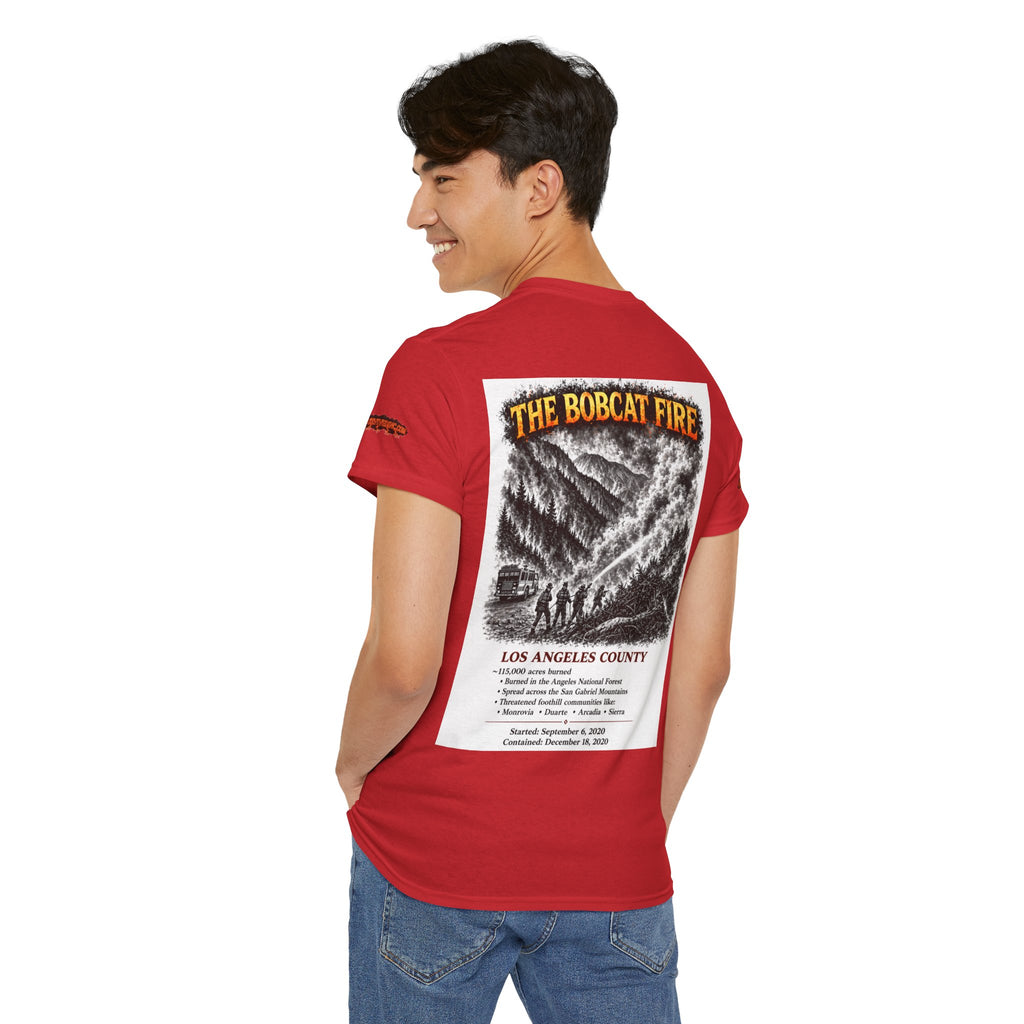 I Survived 2020 — S2:E2 "The Bobcat Fire" | Wildfire Edition Memorial Unisex Heavy Cotton Tee (SPECIAL EDITION)