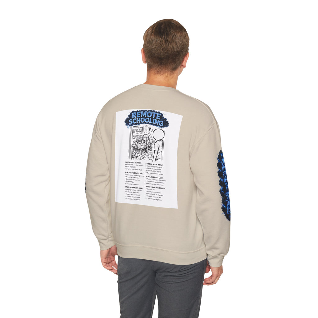 I Survived 2020 — Director's Cut S3:E3 "Remote Schooling" | Lockdown Edition Documentary Unisex Heavy Blend™ Crewneck Sweatshirt