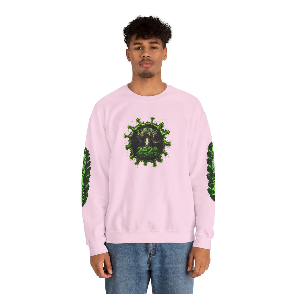 I Survived 2020 — PANDEMIC S1:E4: Director's Cut "Mask Madness" Unisex Heavy Blend™ Crewneck Sweatshirt