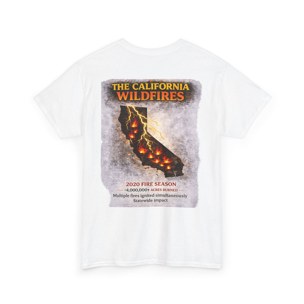 I Survived 2020 — Director's Cut S2:E3 "The California Wildfires" | Wildfire Edition Memorial Unisex Heavy Cotton Tee