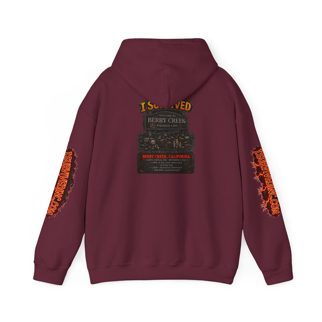 I Survived 2020 — WILDFIRES S2:E1: "Berry Creek" Memorial Hoodie