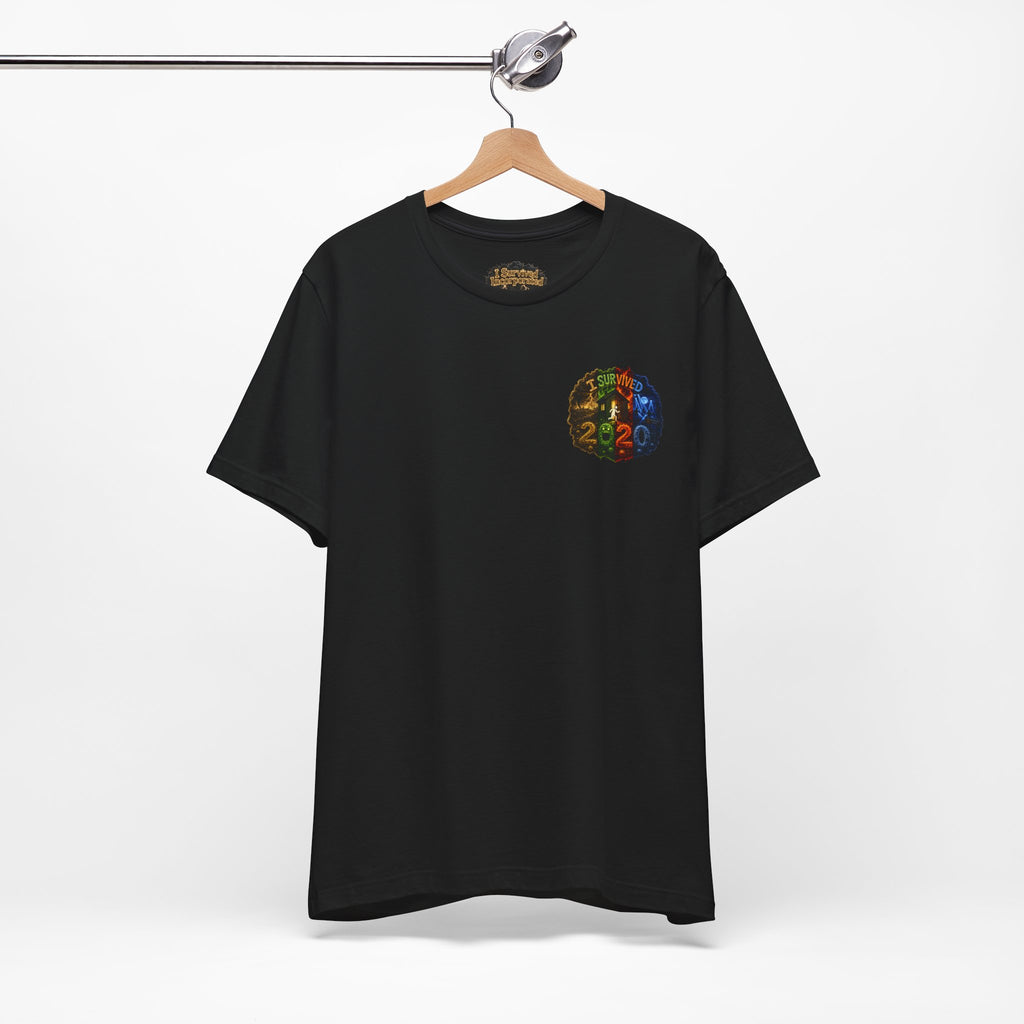 I Survived 2020 — "No Signal" Test Pattern Tee Alien Broadcast Finale Summer Premiere Unisex Jersey Short Sleeve Tee