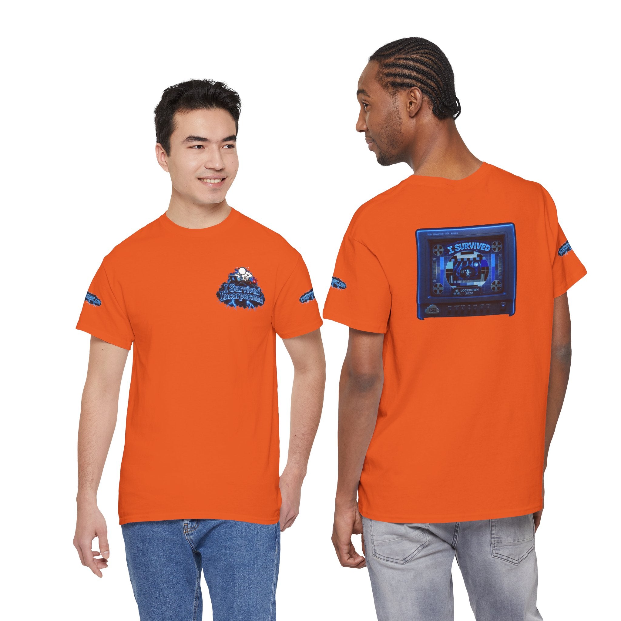 I Survived 2020 — "Please Stand By" Test Pattern Tee Lockdown Special Edition Summer Exclusive Unisex Heavy Cotton Tee