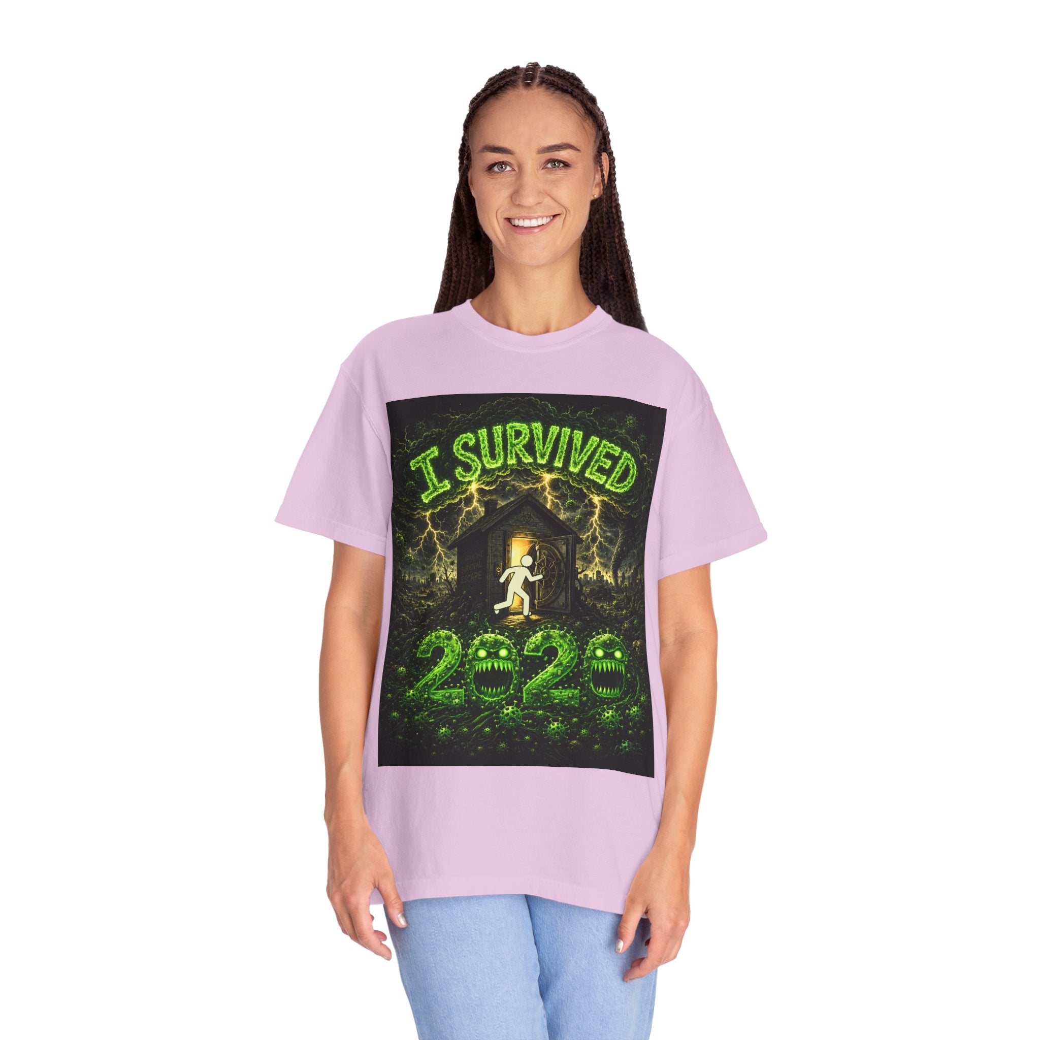 I Survived 2020 — S1:E3 "The Jab!" | Pandemic Edition Unisex Garment-Dyed T-shirt