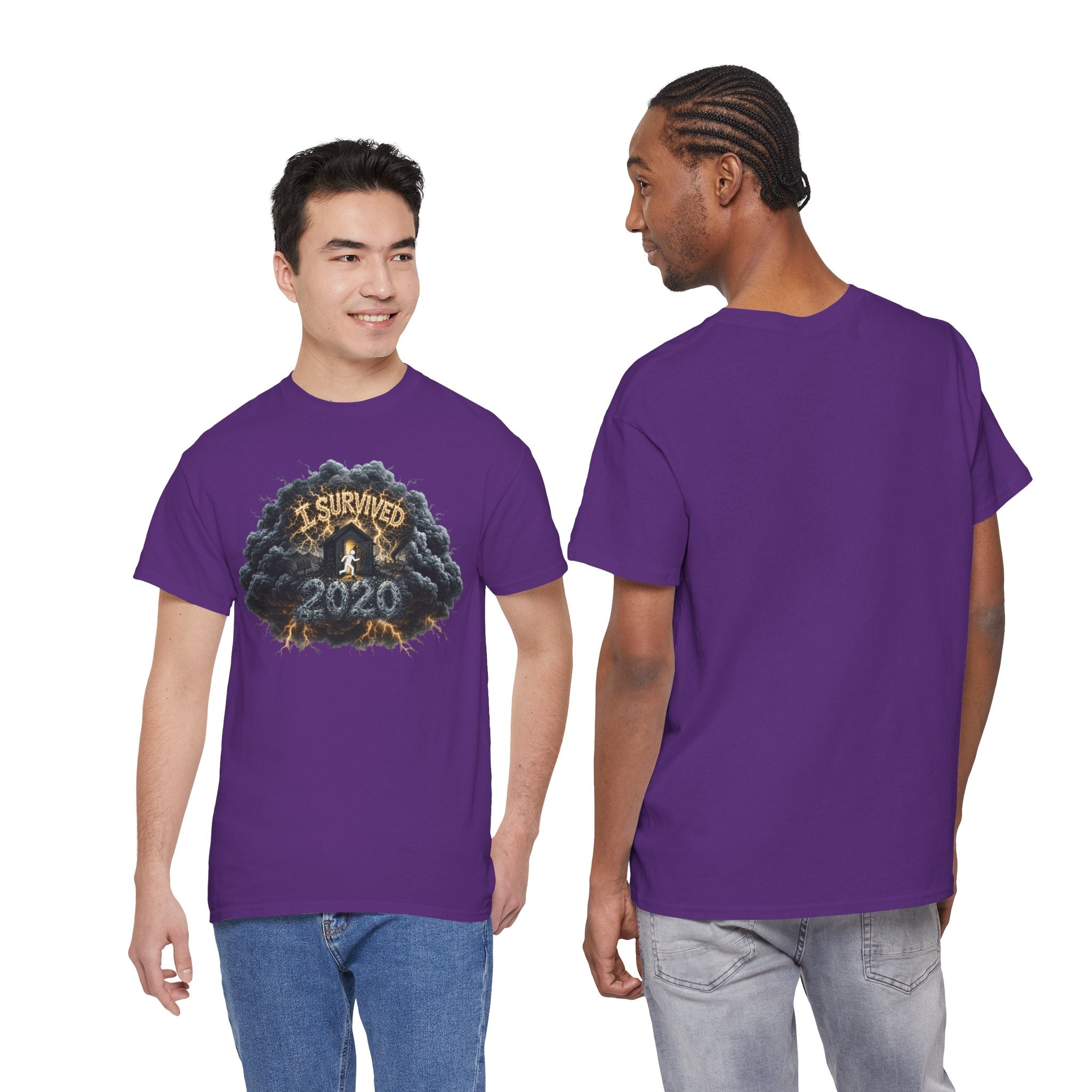 I Survived 2020 — Director's Cut Original Design Teaser Tee | Season 1 Premiere Drop Unisex Heavy Cotton Tee
