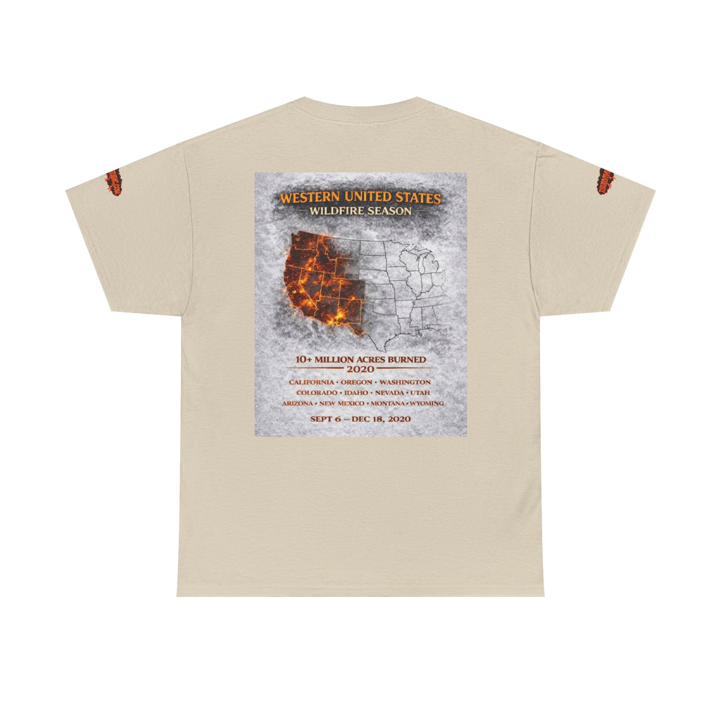 I Survived 2020 — S2:E4 "Western U.S. Wildfire Season" | Mid-Season Finale Pt. 1 | Wildfire Edition Memorial Unisex Heavy Cotton Tee (SPECIAL EDITION)