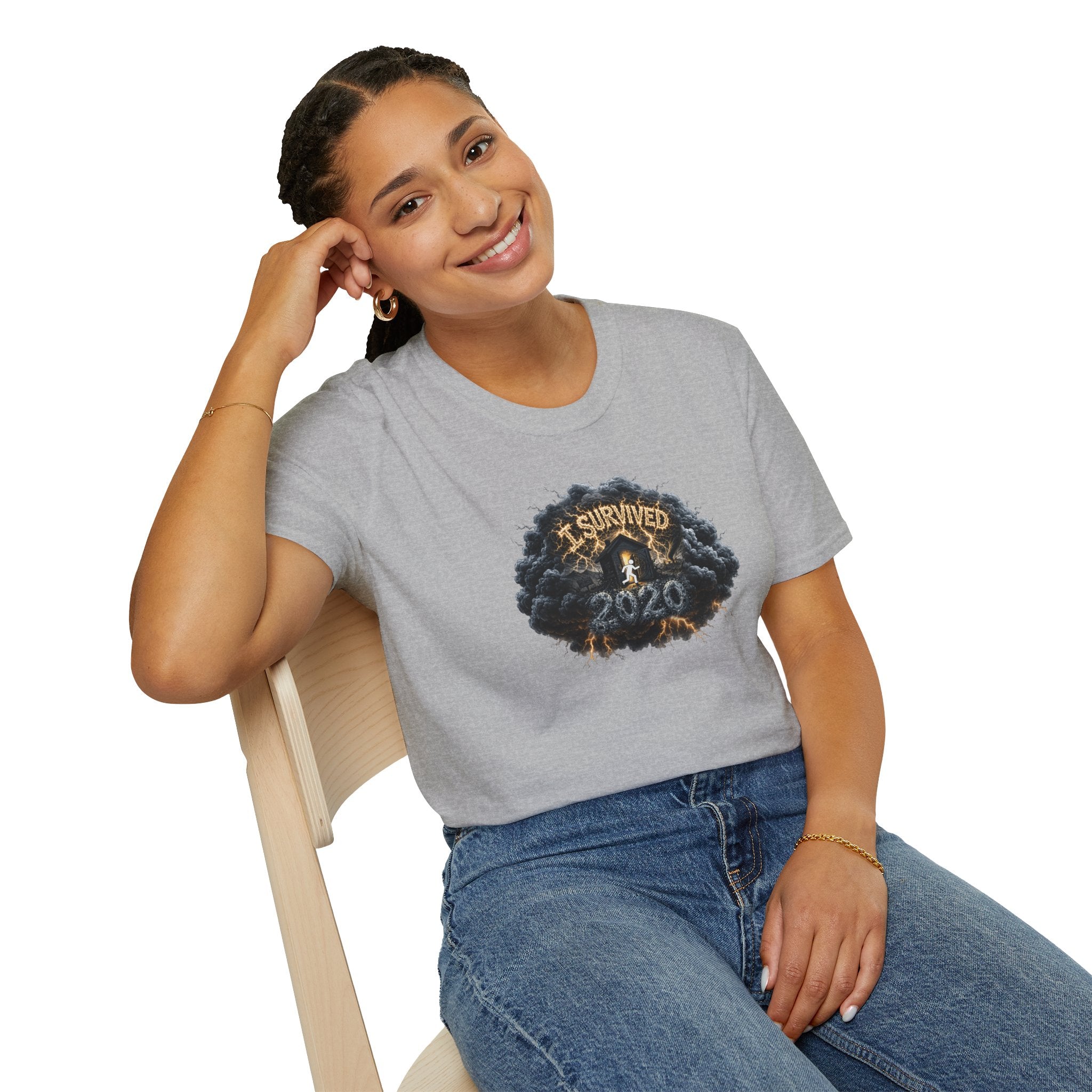 I Survived 2020 —  Original PILOT Design: Director's Cut Unisex Softstyle T-Shirt