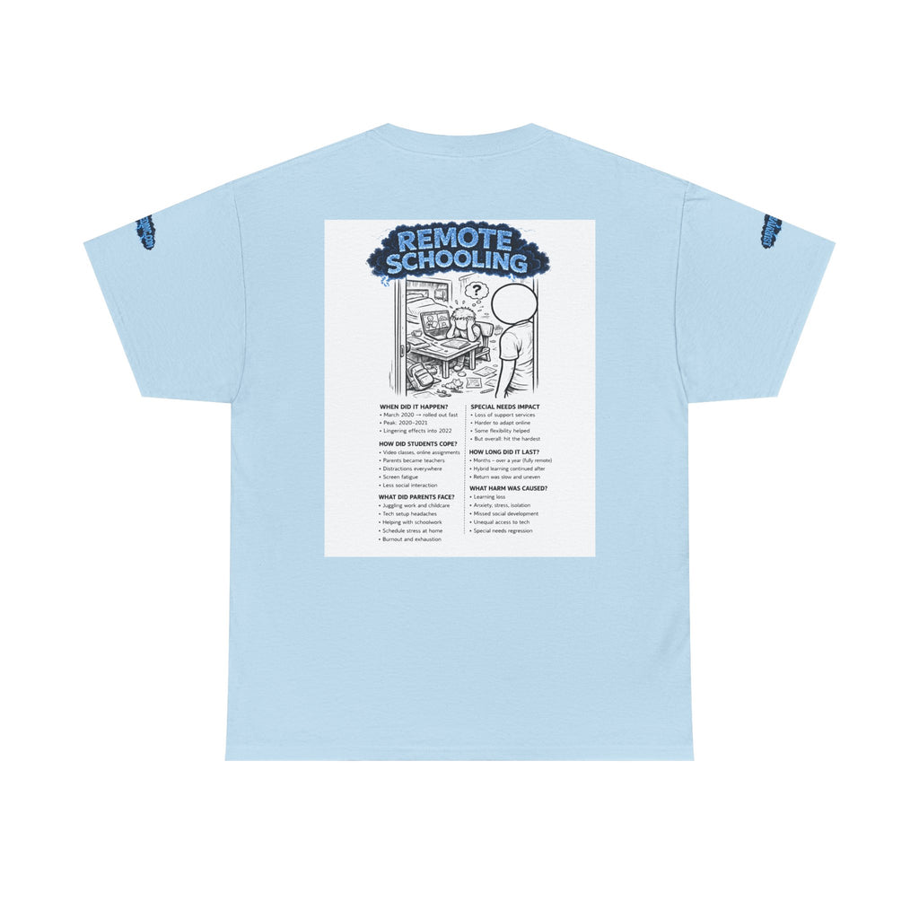 I Survived 2020 — S3:E3 "Remote Schooling" | Lockdown Edition Documentary Unisex Heavy Cotton Tee (SPECIAL EDITION)