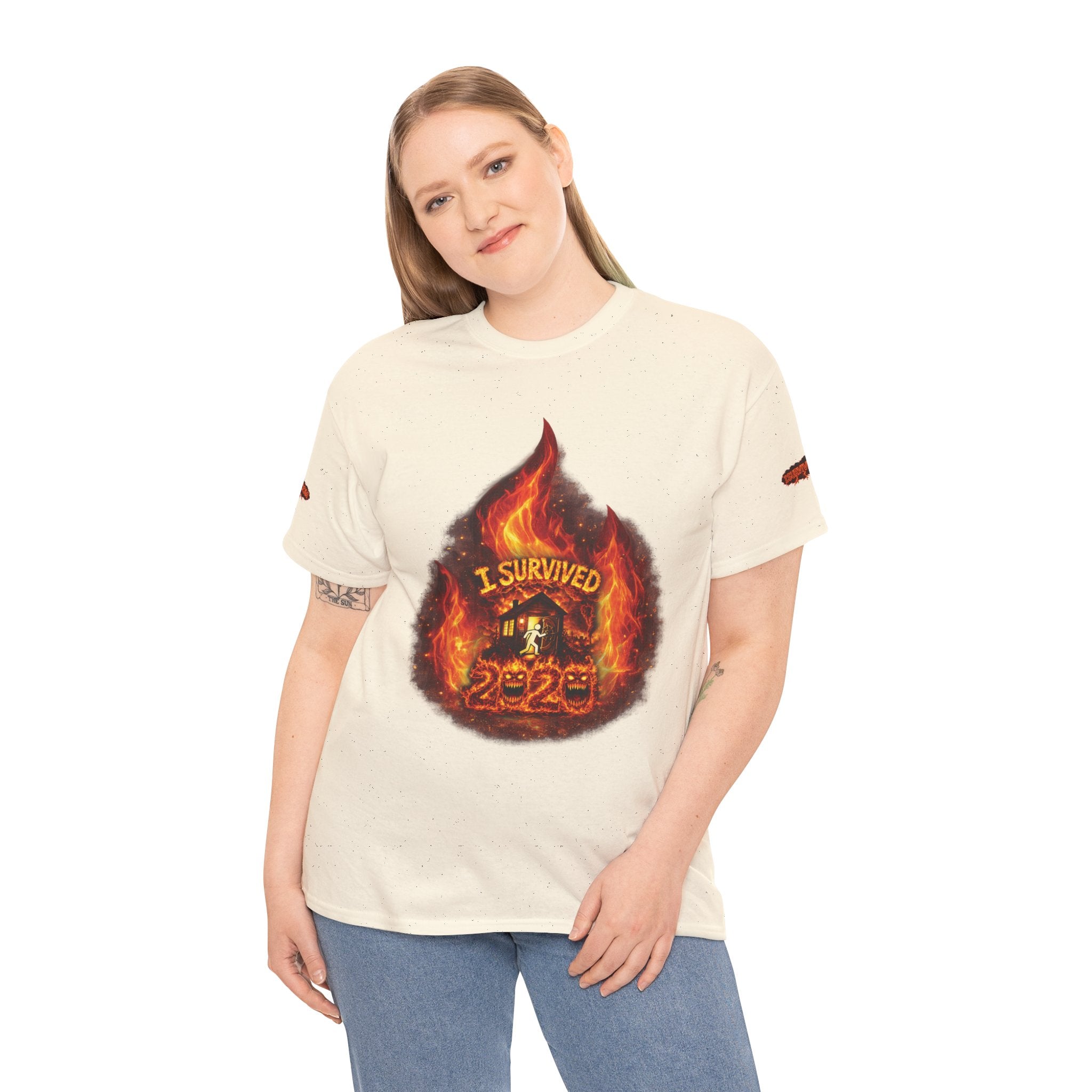 I Survived 2020 — Director's Cut S2:E3 "The California Wildfires" | Wildfire Edition Memorial Unisex Heavy Cotton Tee (SPECIAL EDITION)