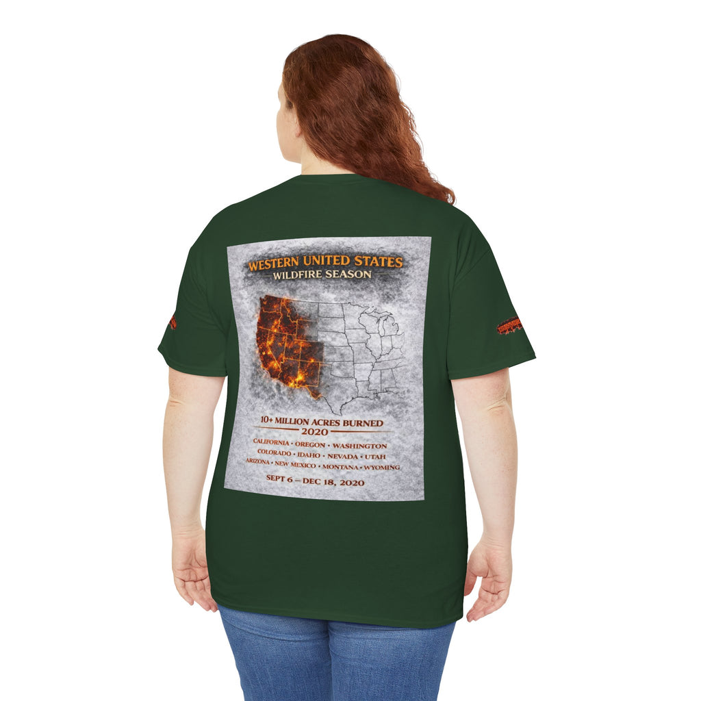 I Survived 2020 — Director's Cut S2:E4 "Western U.S. Wildfire Season" | Mid-Season Finale Pt. 1 | Wildfire Edition Memorial Unisex Heavy Cotton Tee (SPECIAL EDITION)