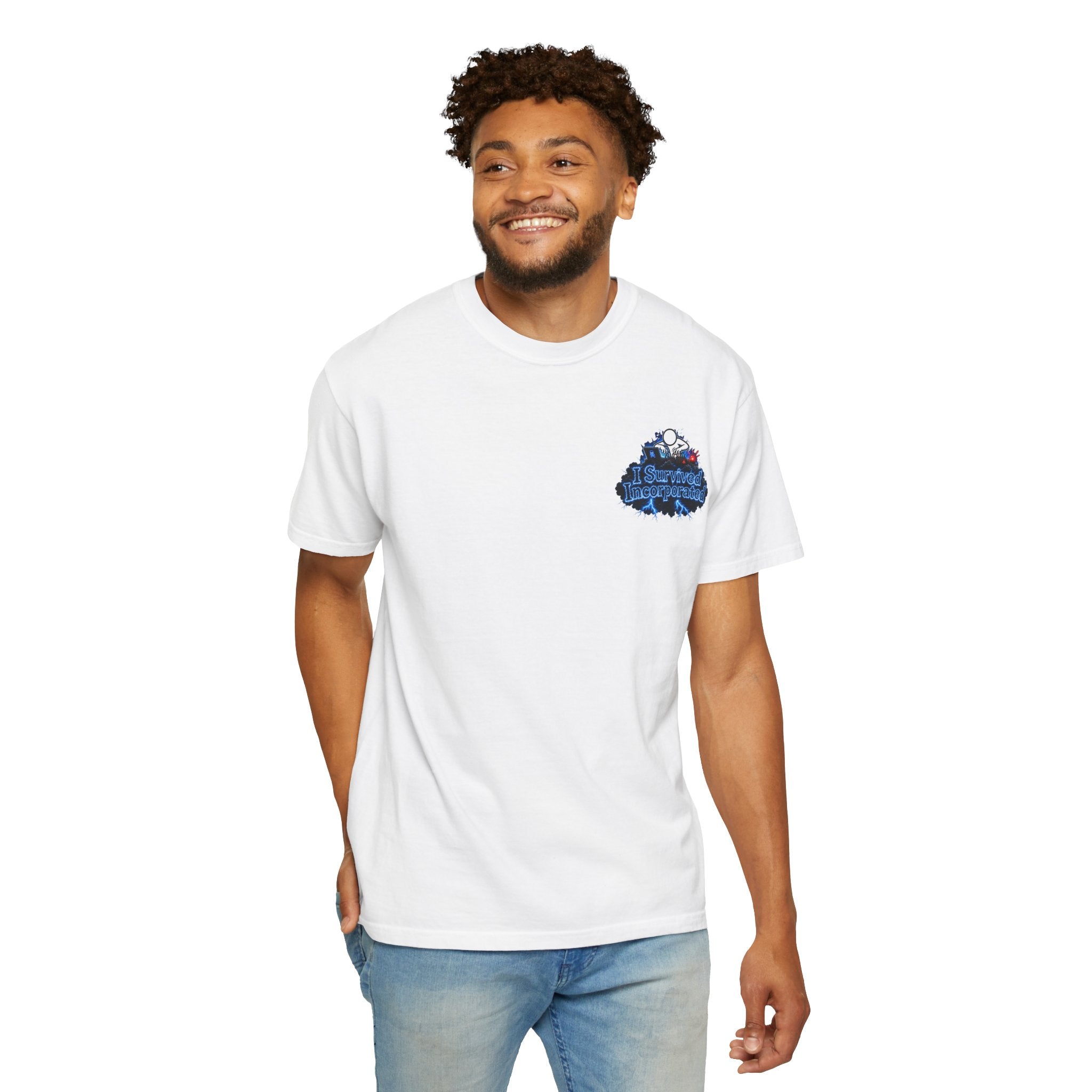 I Survived 2020 — "Please Stand By" Test Pattern Tee Lockdown Special Edition Summer Exclusive Unisex Garment-Dyed T-shirt