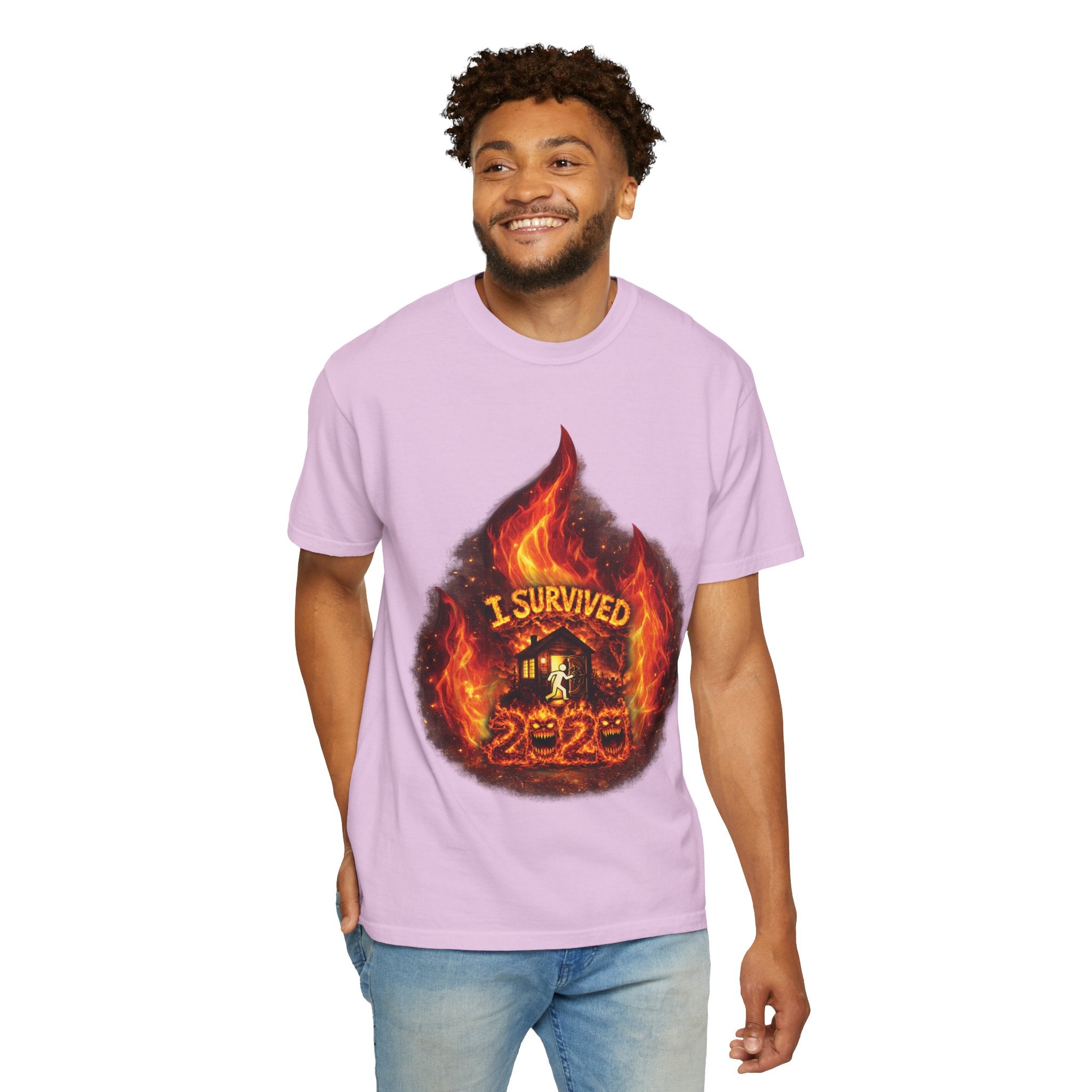 I Survived 2020 — Director's Cut S2:E4 "Western U.S. Wildfire Season" | Mid-Season Finale Pt. 1 | Wildfire Edition Memorial Unisex Garment-Dyed T-shirt