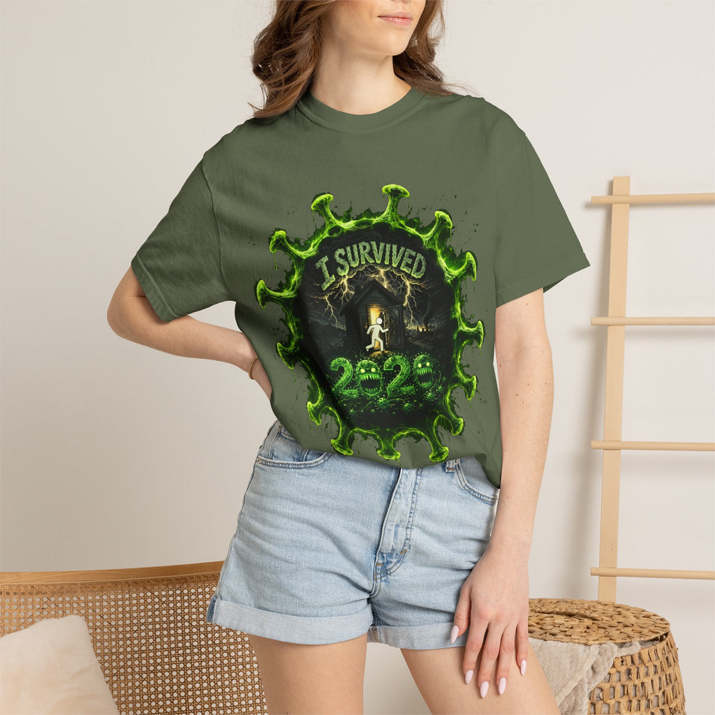 I Survived 2020 — Director's Cut S1:E3 "The Jab!" | Pandemic Edition Unisex Garment-Dyed T-shirt