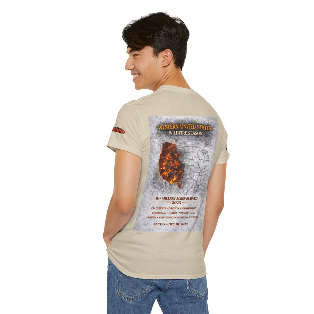 I Survived 2020 — S2:E4 "Western U.S. Wildfire Season" | Mid-Season Finale Pt. 1 | Wildfire Edition Memorial Unisex Heavy Cotton Tee (SPECIAL EDITION)