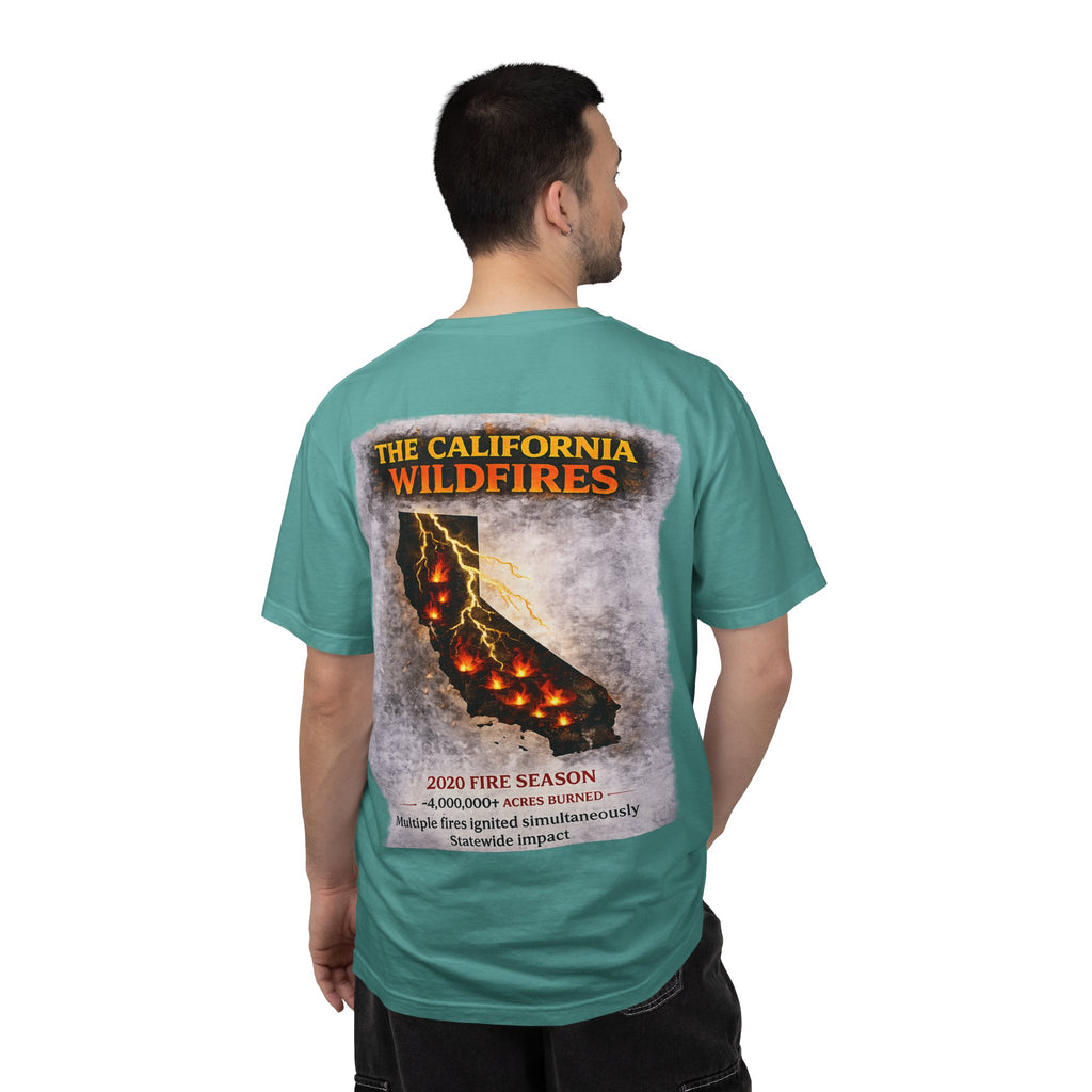 I Survived 2020 — S2:E3 "The California Wildfires" | Wildfire Edition Memorial Unisex Garment-Dyed T-shirt