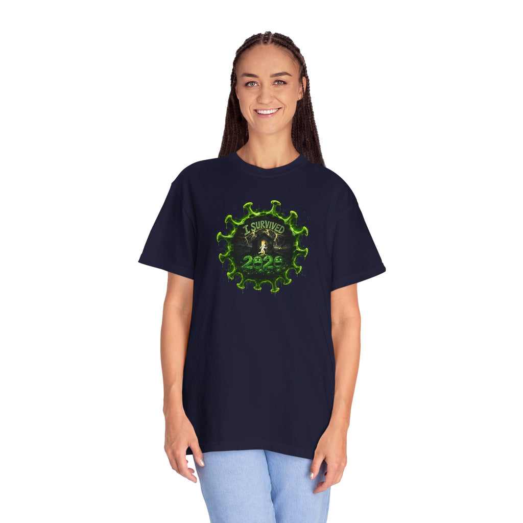 I Survived 2020 — PANDEMIC S1:E5: Director's Cut "Delivery Doomsday" Unisex Garment-Dyed T-shirt
