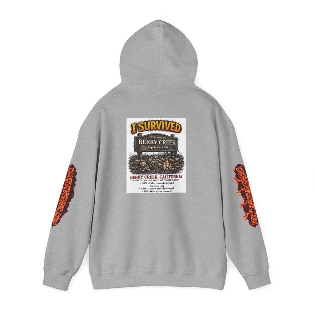 I Survived 2020 — S2:E1 "Berry Creek" | Wildfire Edition Memorial Hoodie Sweatshirt