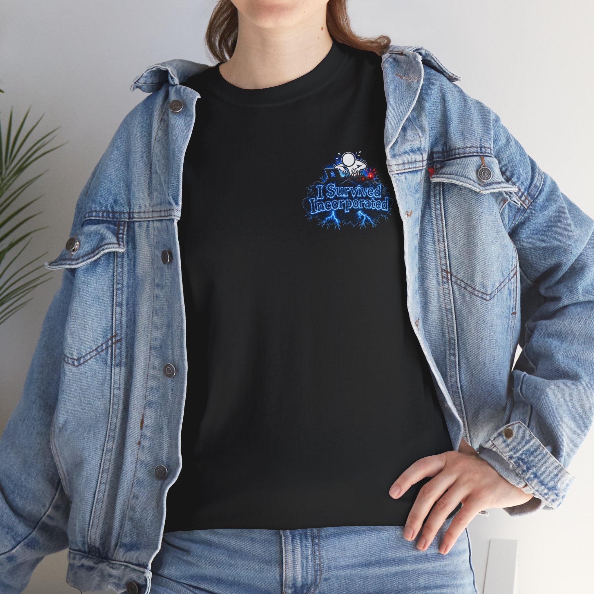 I Survived 2020 — "Please Stand By" Test Pattern Tee Lockdown Surveillance Edition Summer Exclusive Unisex Heavy Cotton Tee