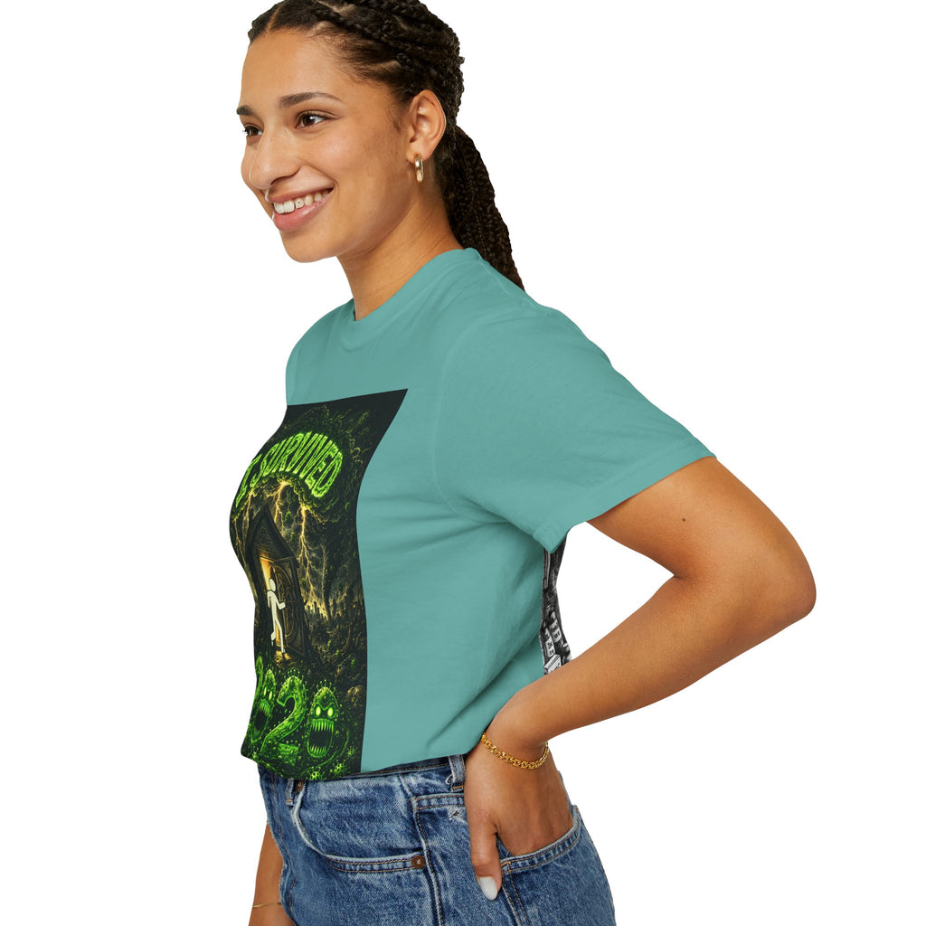 I Survived 2020 — S1:E1 "COVID-19: The Coronavirus" | Pandemic Edition Unisex Garment-Dyed T-shirt
