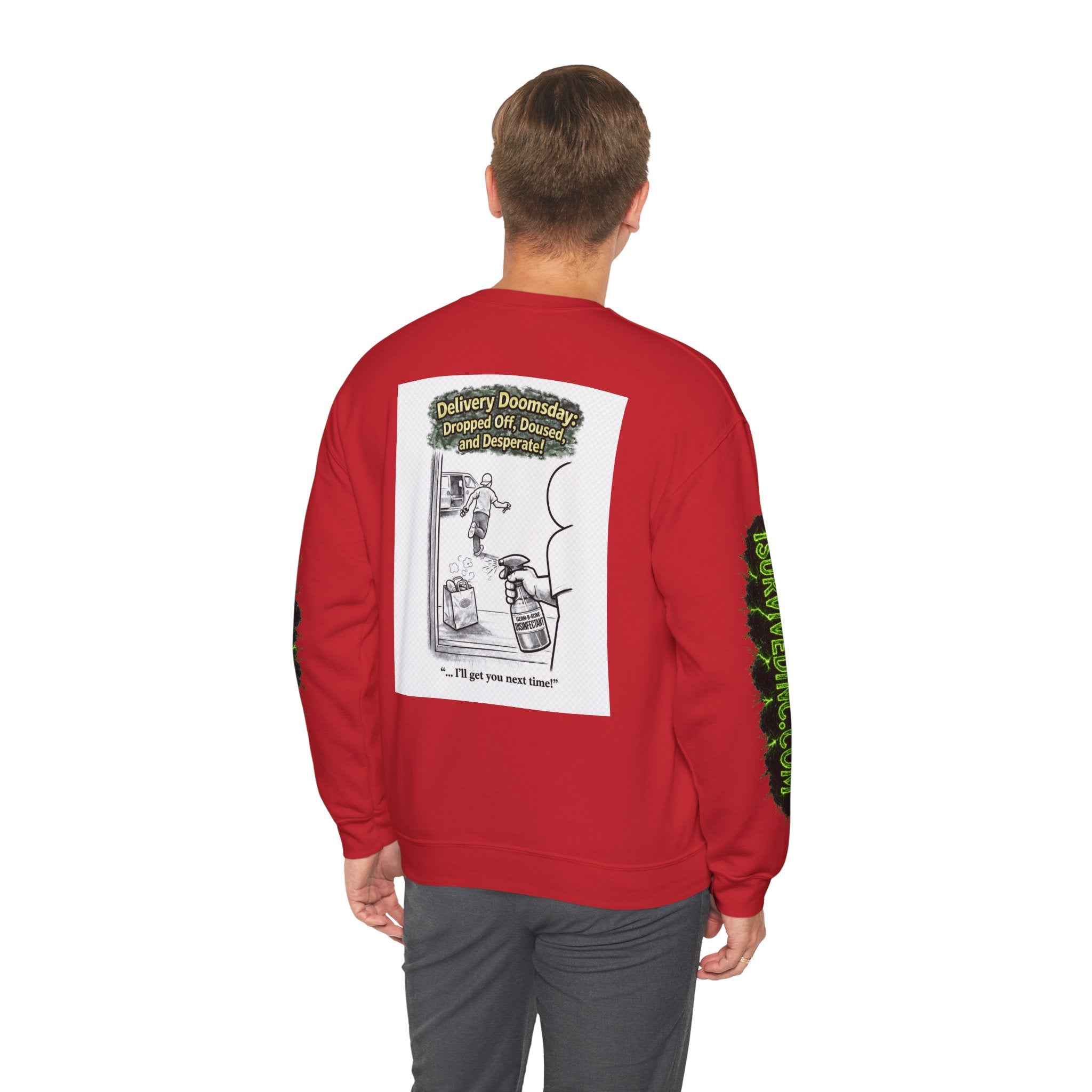 I Survived 2020 — S1:E5 "Delivery Doomsday" | Pandemic Edition Unisex Heavy Blend™ Crewneck Sweatshirt