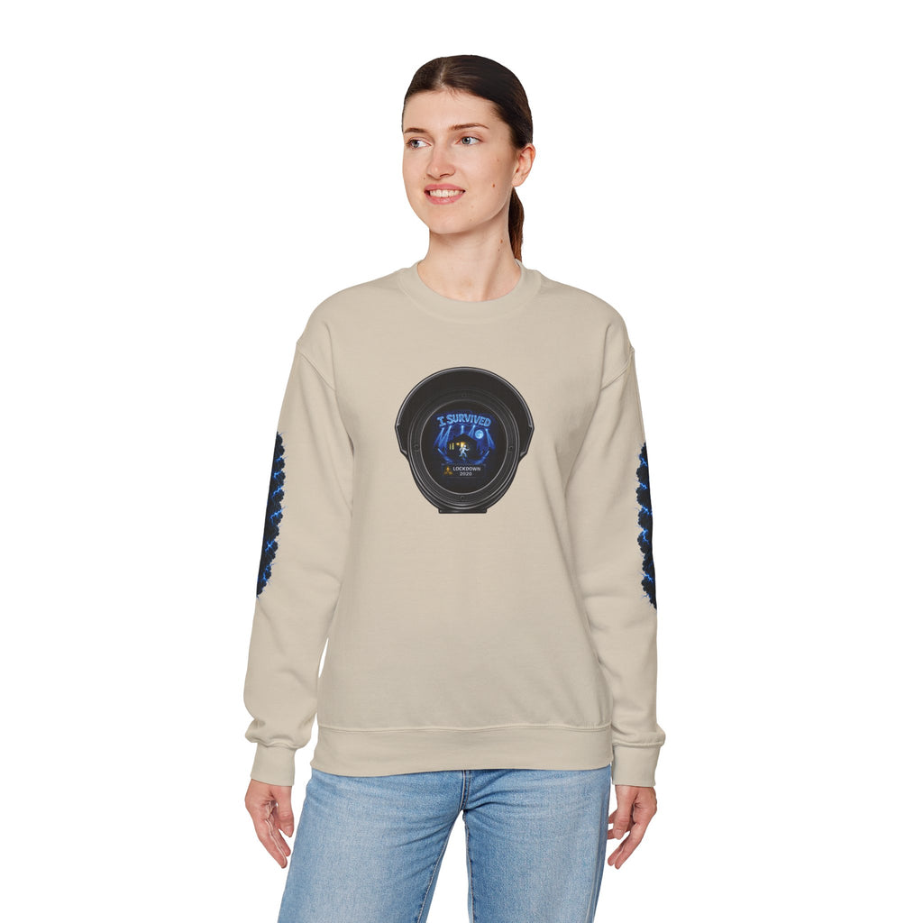 I Survived 2020 —  LOCKDOWN S3:E1: Director's Cut Special Edition "Quarantine" Unisex Heavy Blend™ Crewneck Sweatshirt