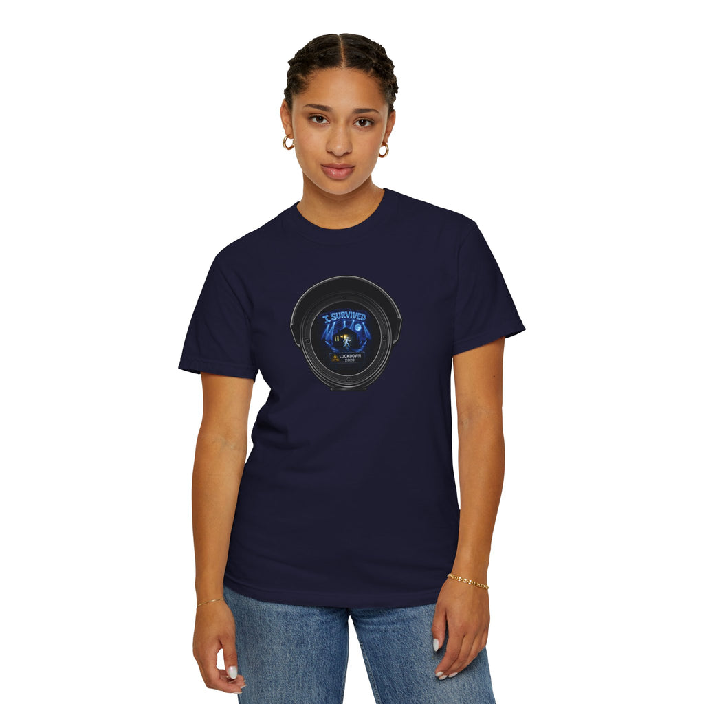I Survived 2020 —  LOCKDOWN S3:E3: Director's Cut "Remote Schooling" Unisex Garment-Dyed T-shirt