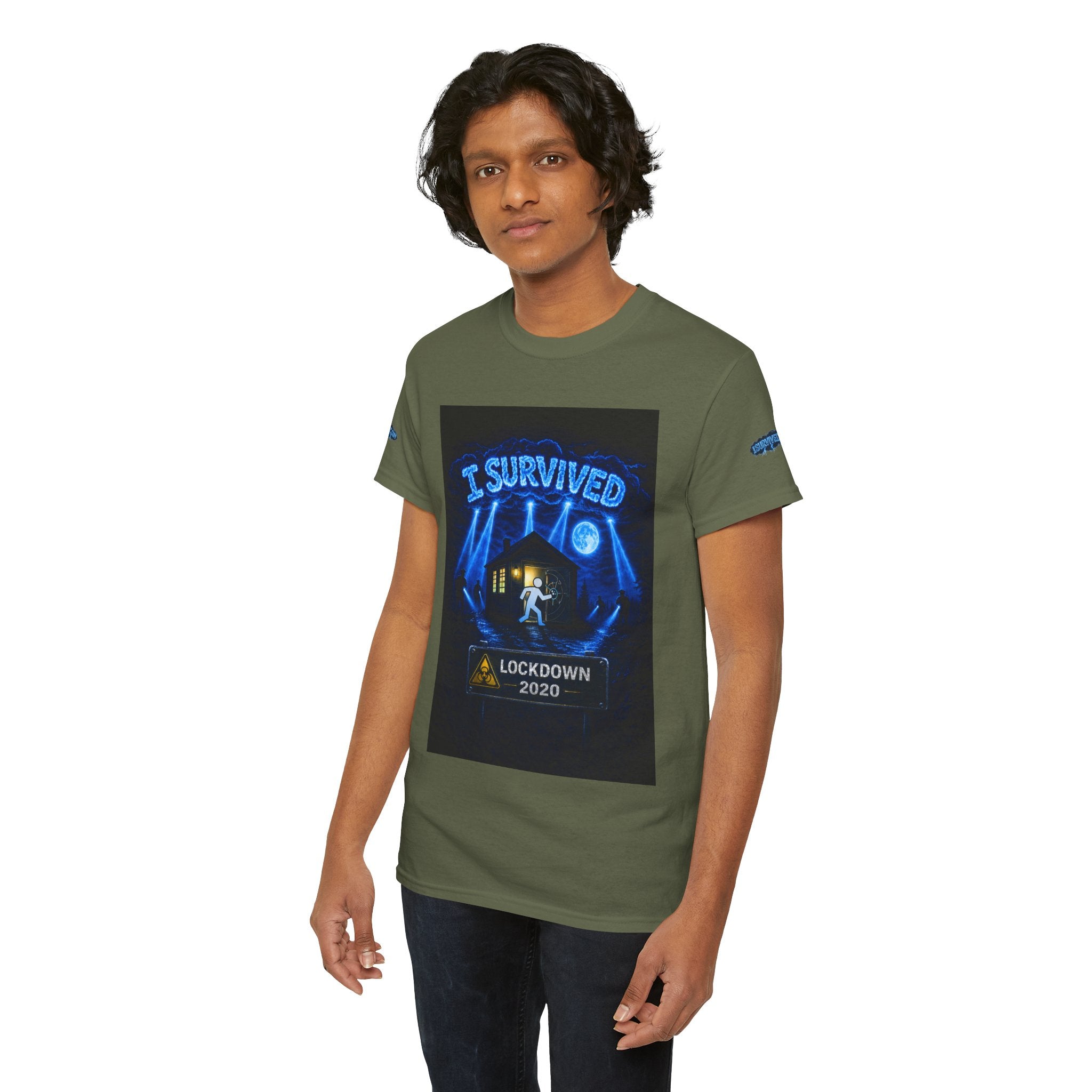 J'ai survécu à 2020 — S3:E1 « Quarantaine » | T-shirt unisexe en coton épais édition Confinement (ÉDITION SPÉCIALE)