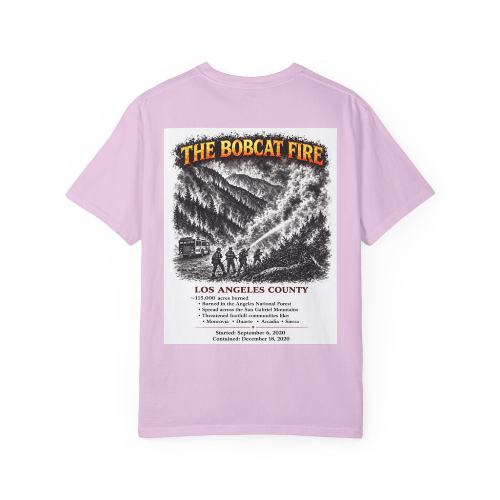 I Survived 2020 — S2:E2 "The Bobcat Fire" | Wildfire Edition Memorial Unisex Garment-Dyed T-shirt