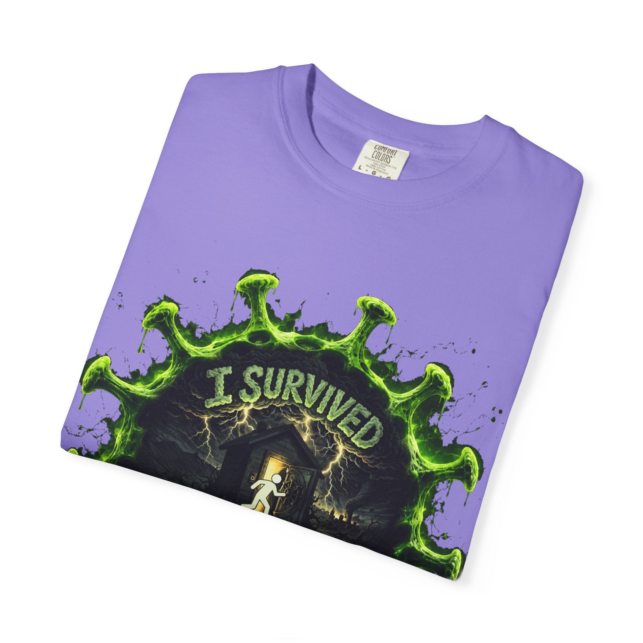 I Survived 2020 — Director's Cut S1:E4 "Mask Madness Mayhem Moment" | Pandemic Edition Unisex Garment-Dyed T-shirt