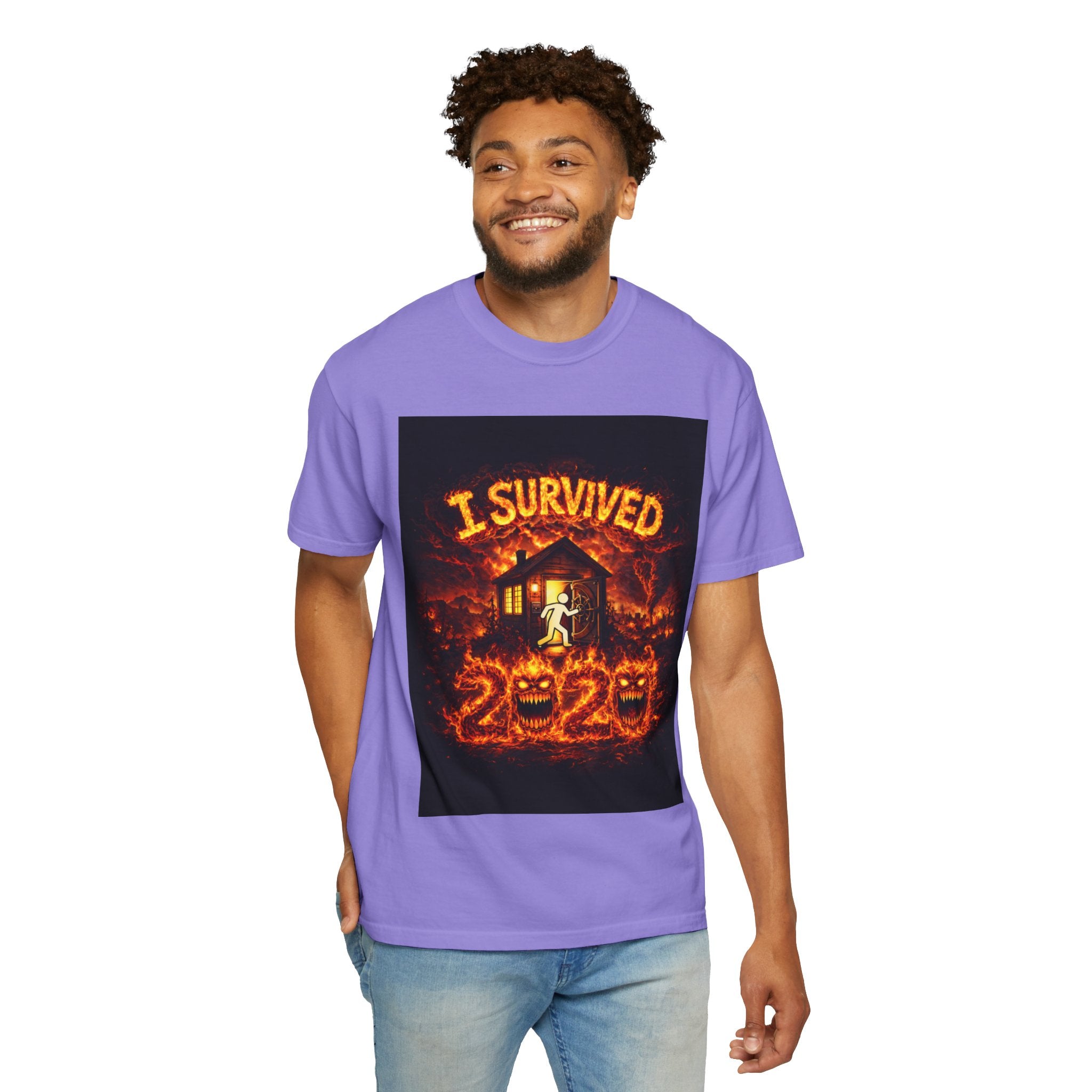I Survived 2020 — S2:E4 "Western U.S. Wildfire Season" | Mid-Season Finale Pt. 1 | Wildfire Edition Memorial Unisex Garment-Dyed T-shirt