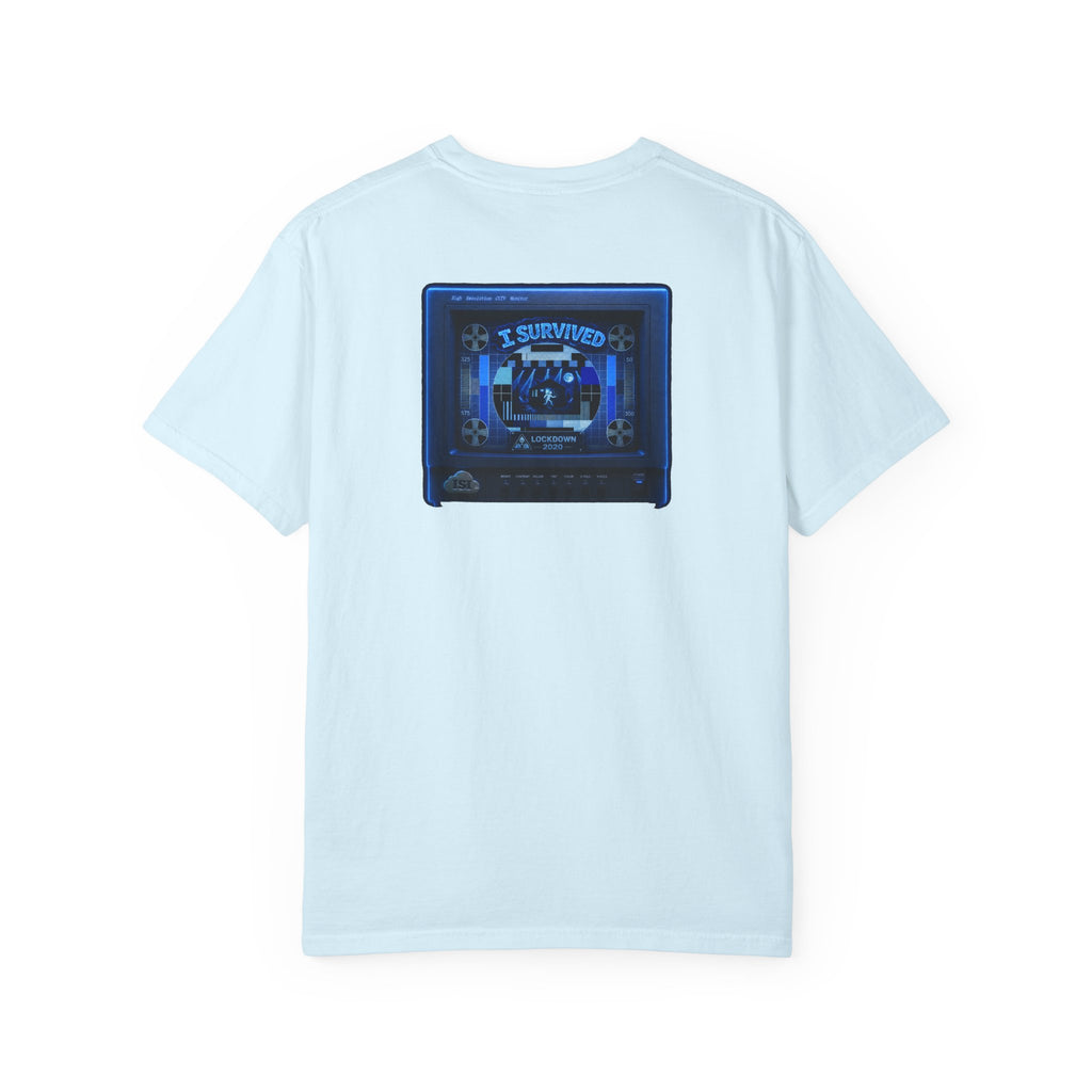 I Survived 2020 — "Please Stand By" Test Pattern Tee Lockdown Special Edition Summer Exclusive Unisex Garment-Dyed T-shirt