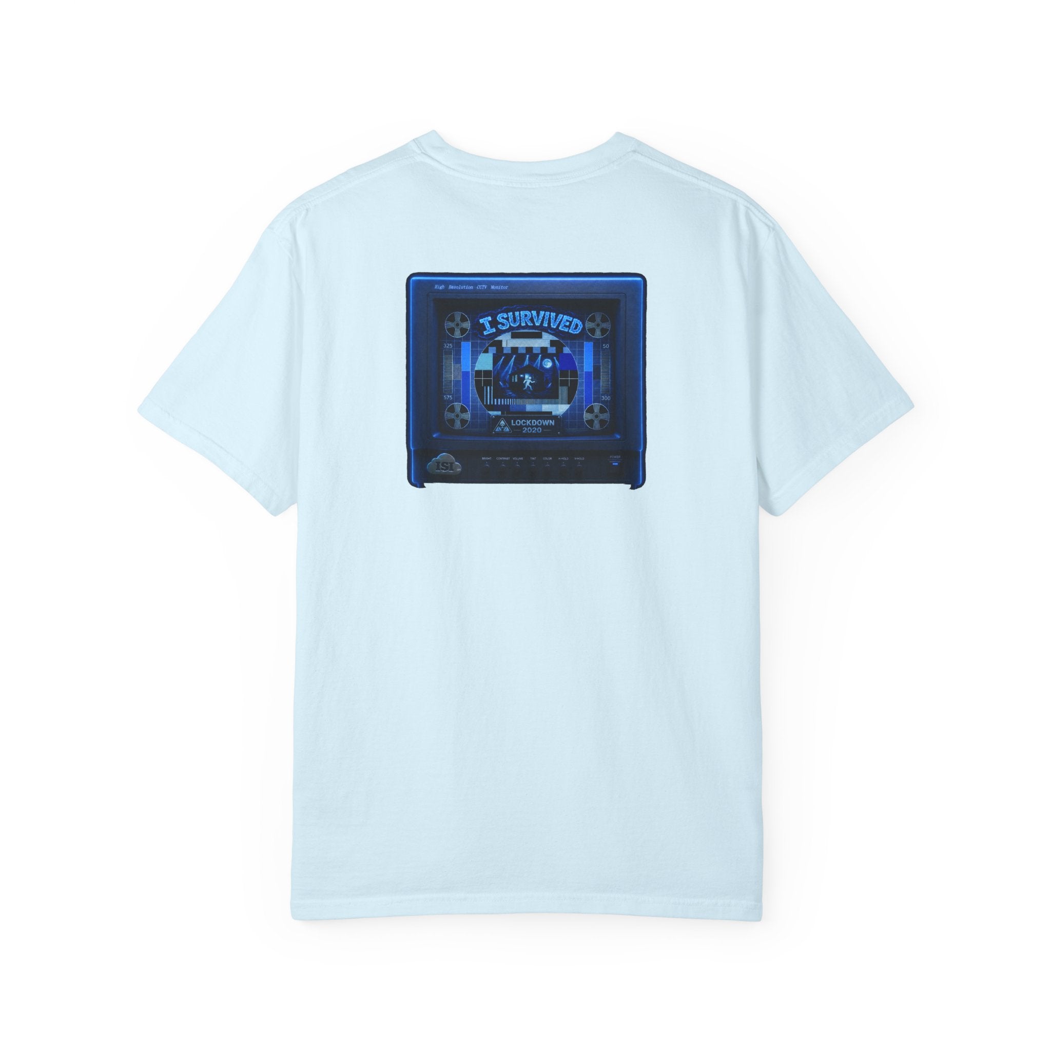 I Survived 2020 — "Please Stand By" Test Pattern Tee Lockdown Special Edition Summer Exclusive Unisex Garment-Dyed T-shirt