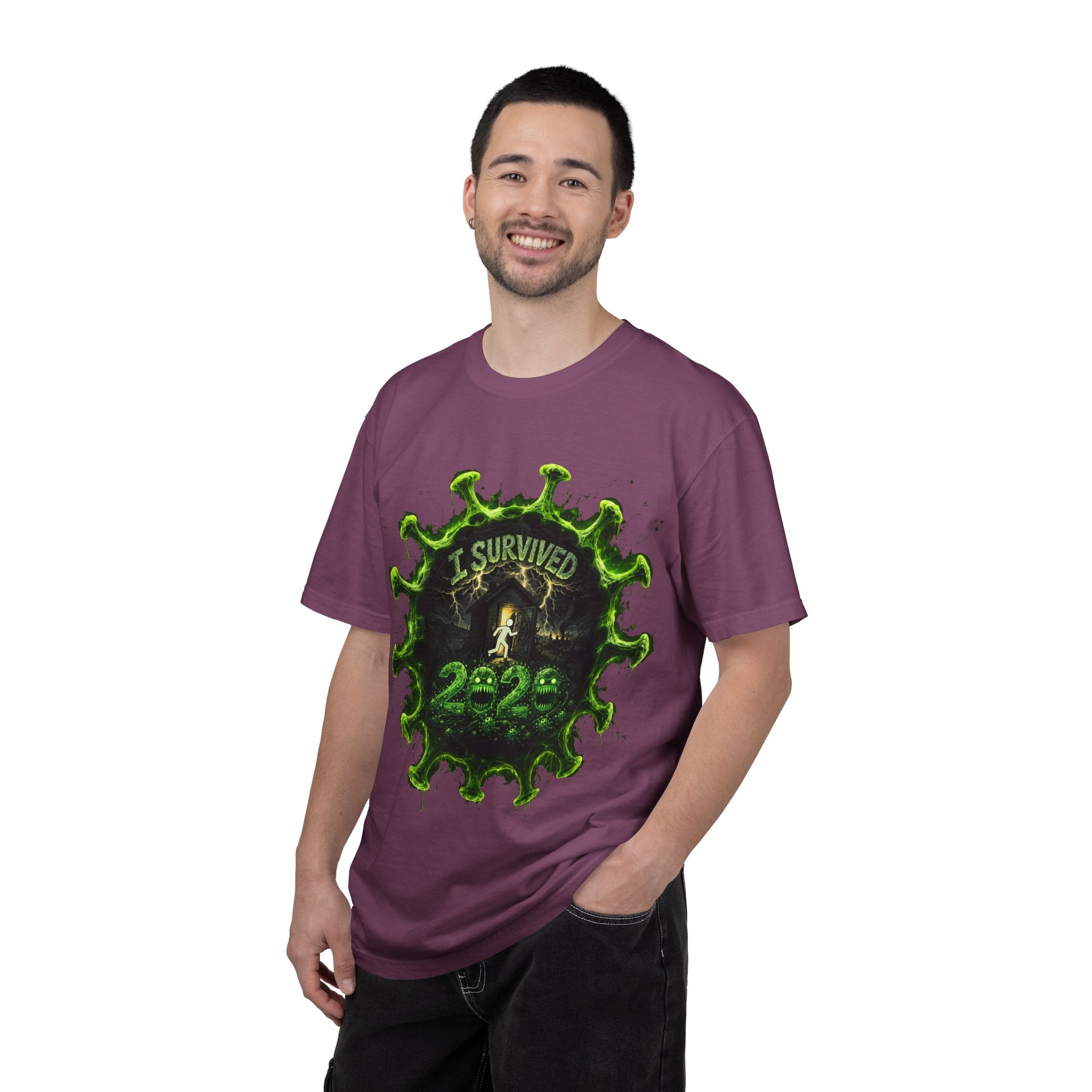 I Survived 2020 — Director's Cut S1:E4 "Mask Madness Mayhem Moment" | Pandemic Edition Unisex Garment-Dyed T-shirt