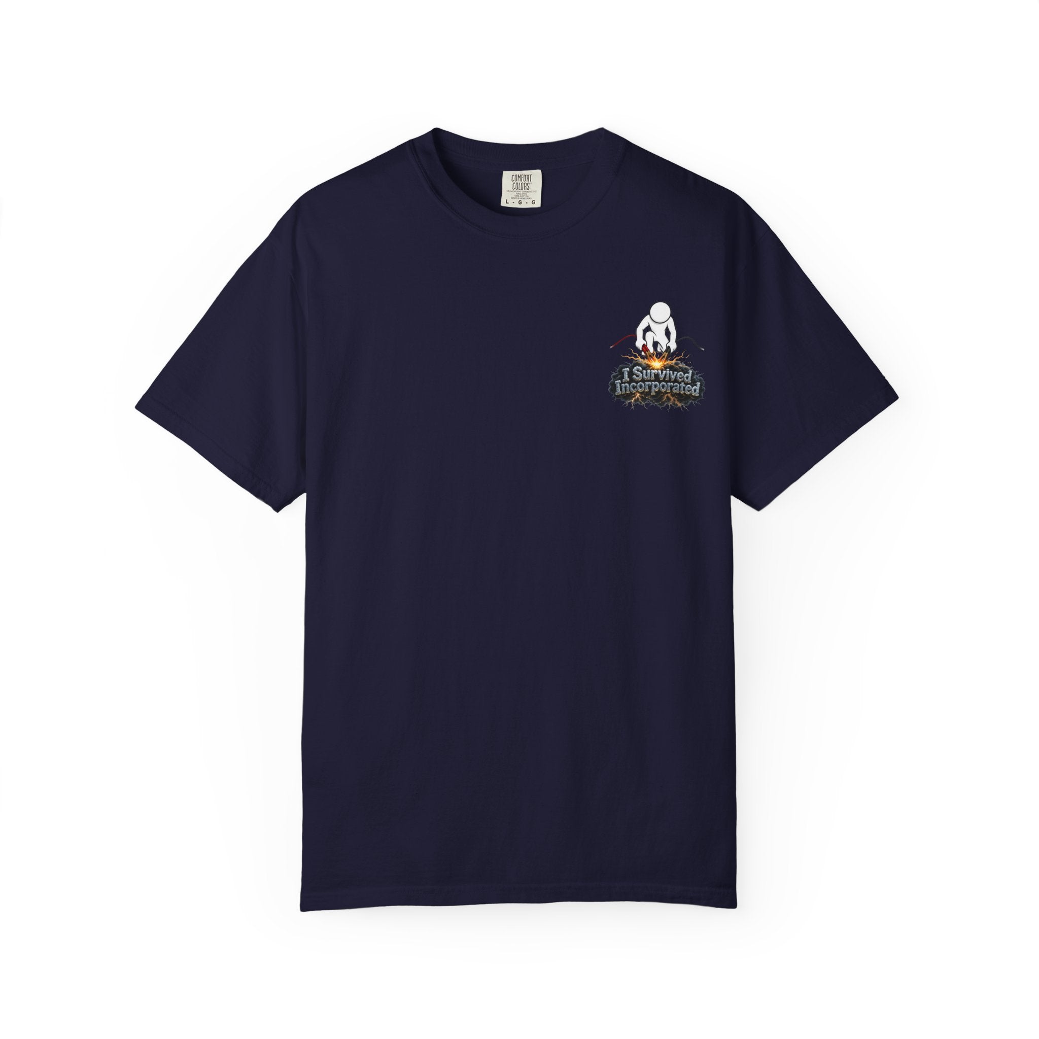 I Survived 2020 — "Please Stand By" Test Pattern Tee Summer Premier Unisex Garment-Dyed T-shirt