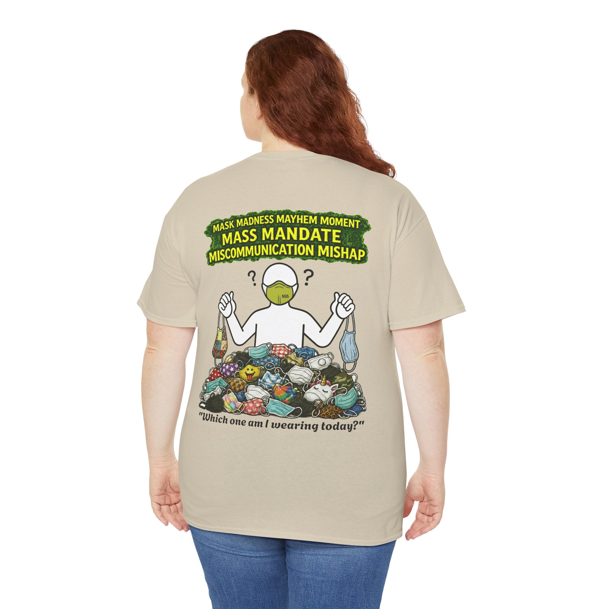 Sobreviví al 2020 — T1:E4 "Caos en Mascarillas: Un Momento de Locura" | Camiseta Unisex de Algodón Grueso Edición Pandemia (EDICIÓN ESPECIAL)