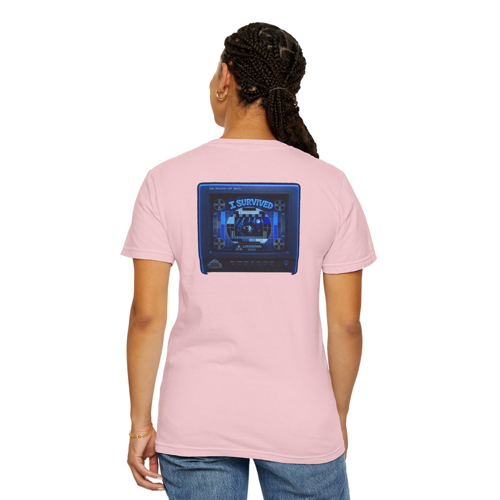 I Survived 2020 — "Please Stand By" Test Pattern Tee Lockdown Special Edition Summer Exclusive Unisex Garment-Dyed T-shirt