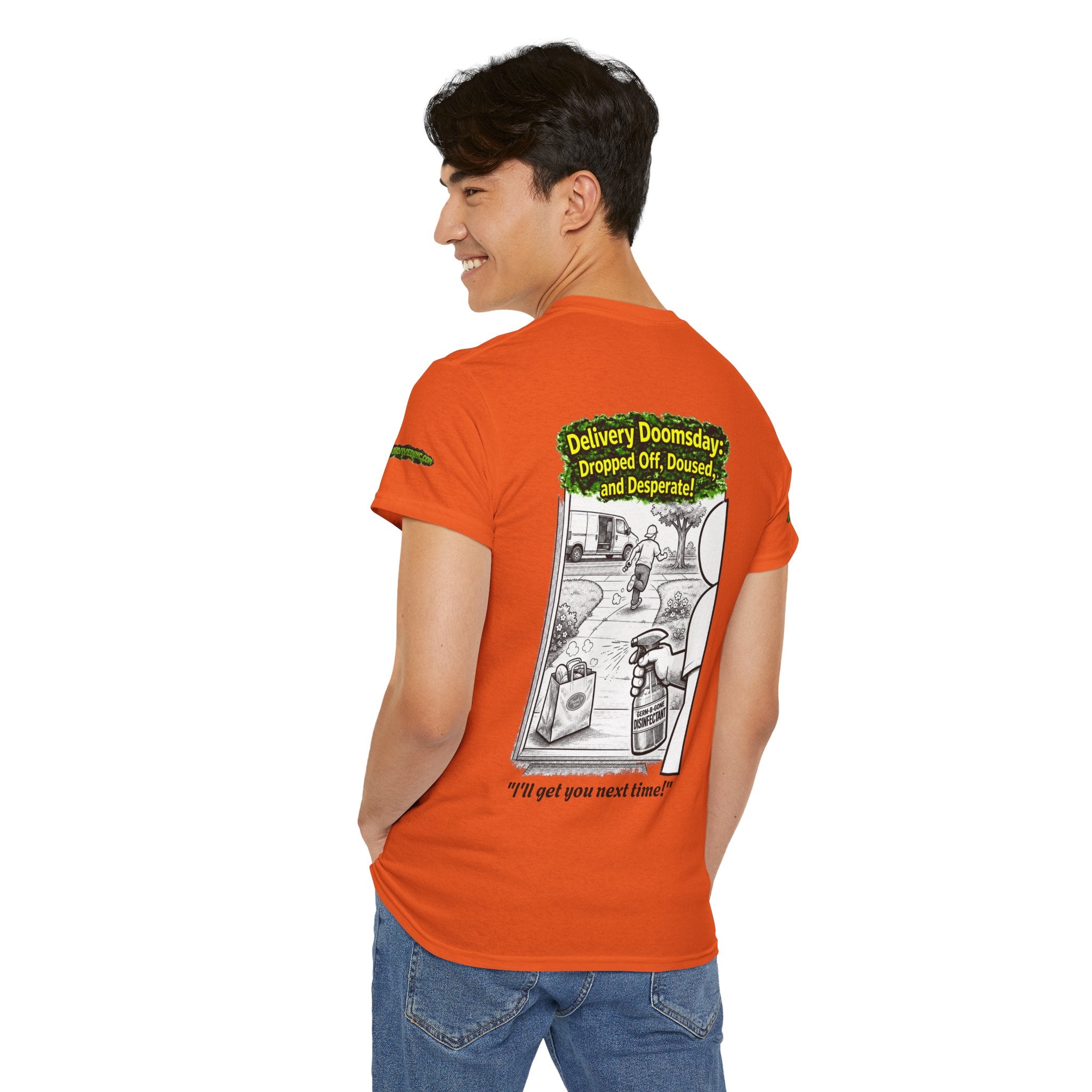 I Survived 2020 — PANDEMIC S1:E5: Director's Cut Special Edition "Delivery Doomsday" Unisex Heavy Cotton Tee