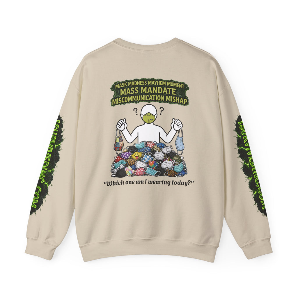 I Survived 2020 — S1:E4 "Mask Madness Mayhem Moment" | Pandemic Edition Unisex Heavy Blend™ Crewneck Sweatshirt