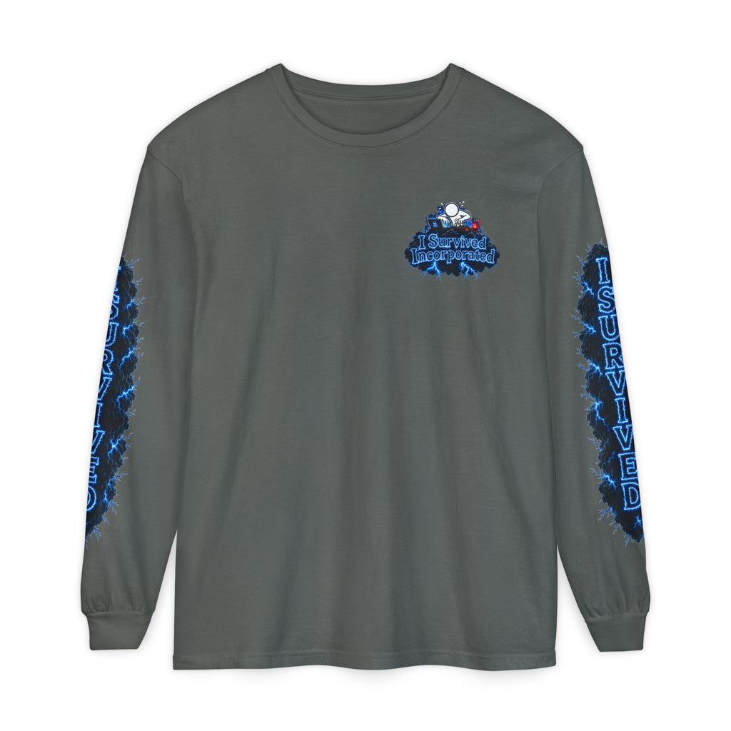 I Survived 2020 — "Please Stand By" Test Pattern Tee Lockdown Special Edition Summer Exclusive Unisex Garment-Dyed Long Sleeve T-Shirt