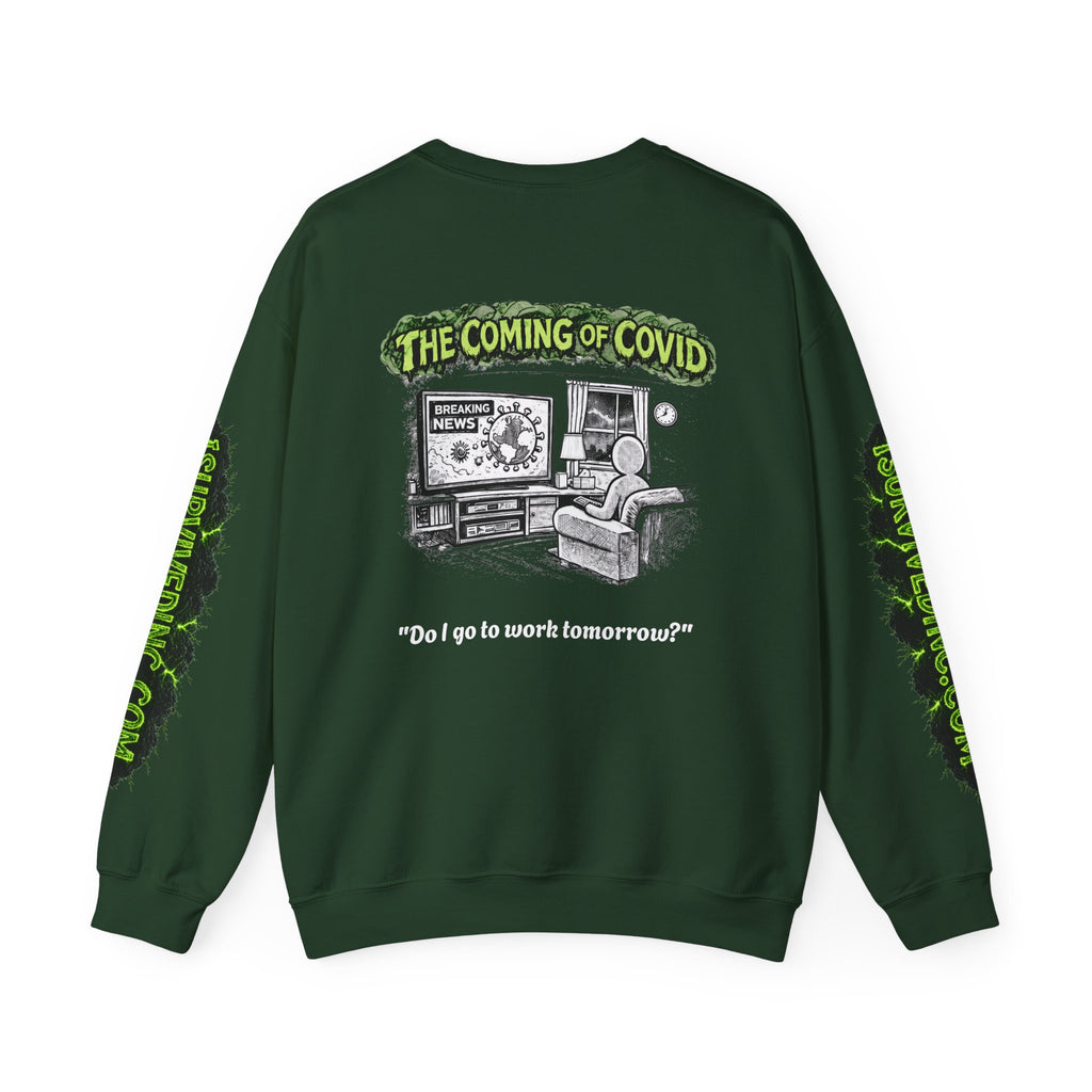 I Survived 2020 — S1:E2 "The Coming of COVID" | Pandemic Edition Unisex Heavy Blend™ Crewneck Sweatshirt