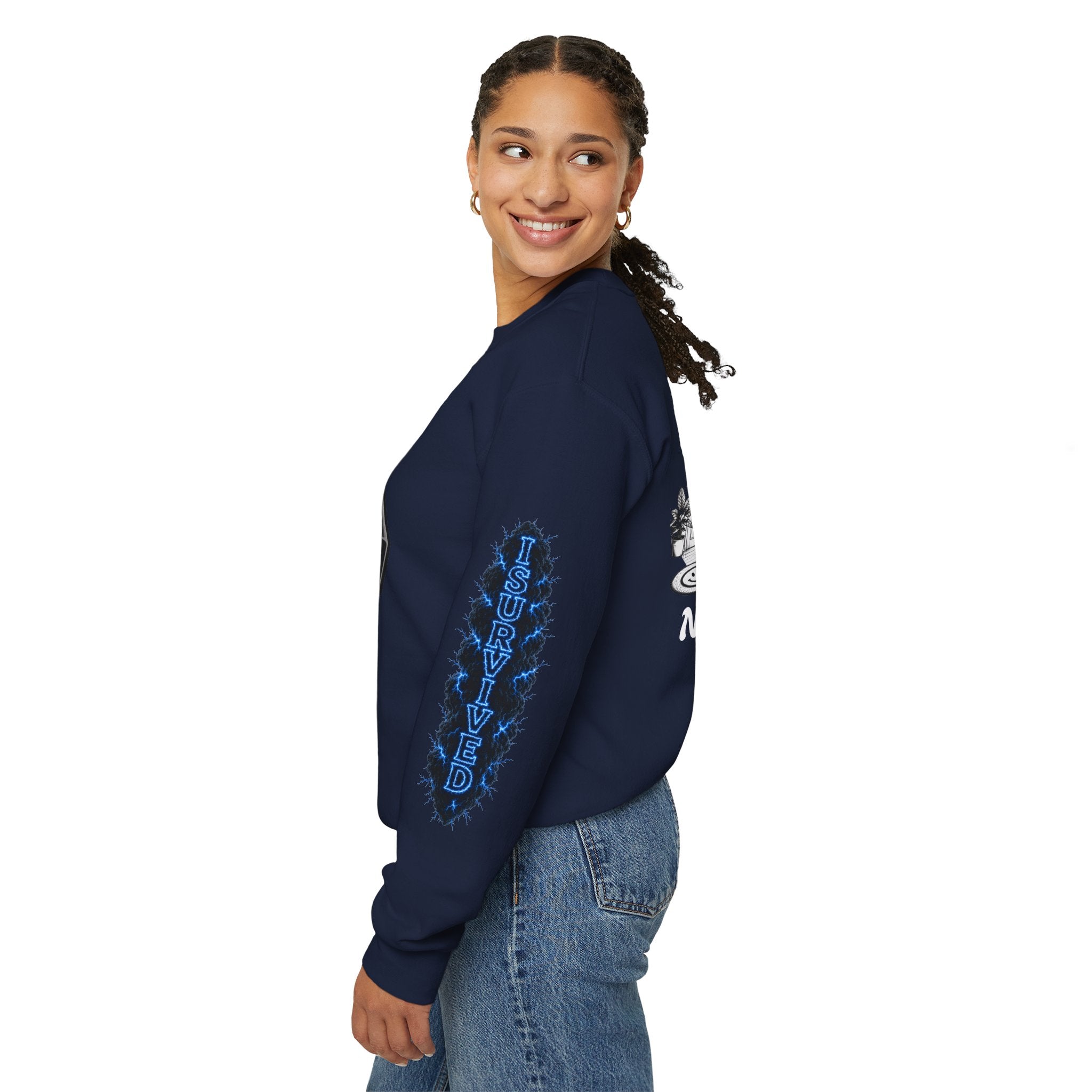 I Survived 2020 — Director's Cut S3:E4 "Working From Home" | Mid-Season Finale Pt. 1 | Lockdown Edition Documentary Unisex Heavy Blend™ Crewneck Sweatshirt