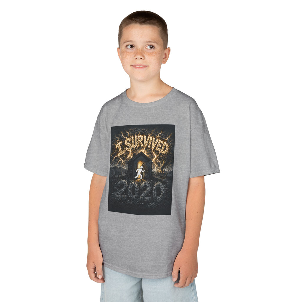 I Survived 2020 — Original Design Teaser Tee | Season 1 Premiere Drop Kids Heavy Cotton™ Tee