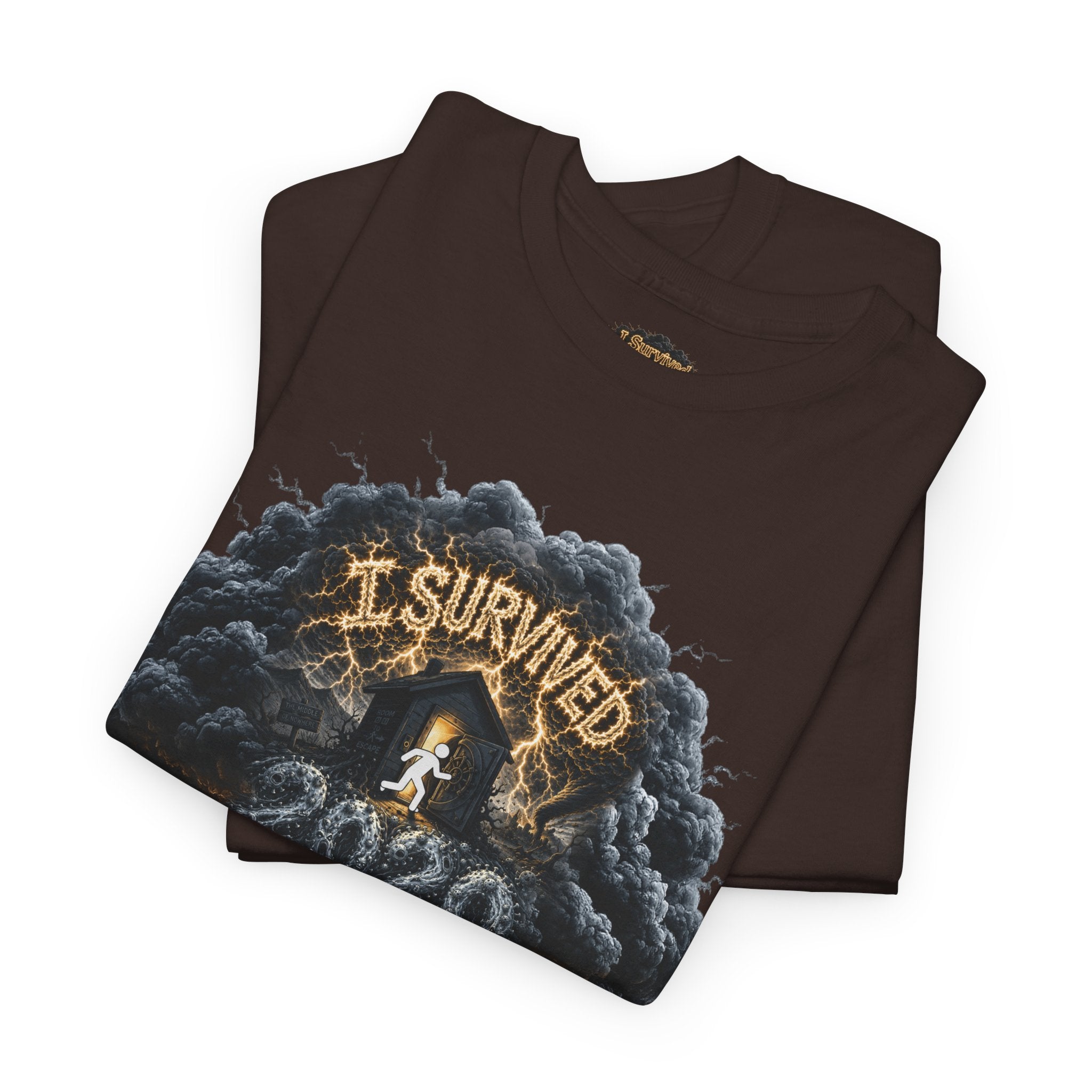 I Survived 2020 —  Deriector's Cut Original Design Teaser Tee | Season 1 Premiere Drop Unisex Heavy Cotton Tee