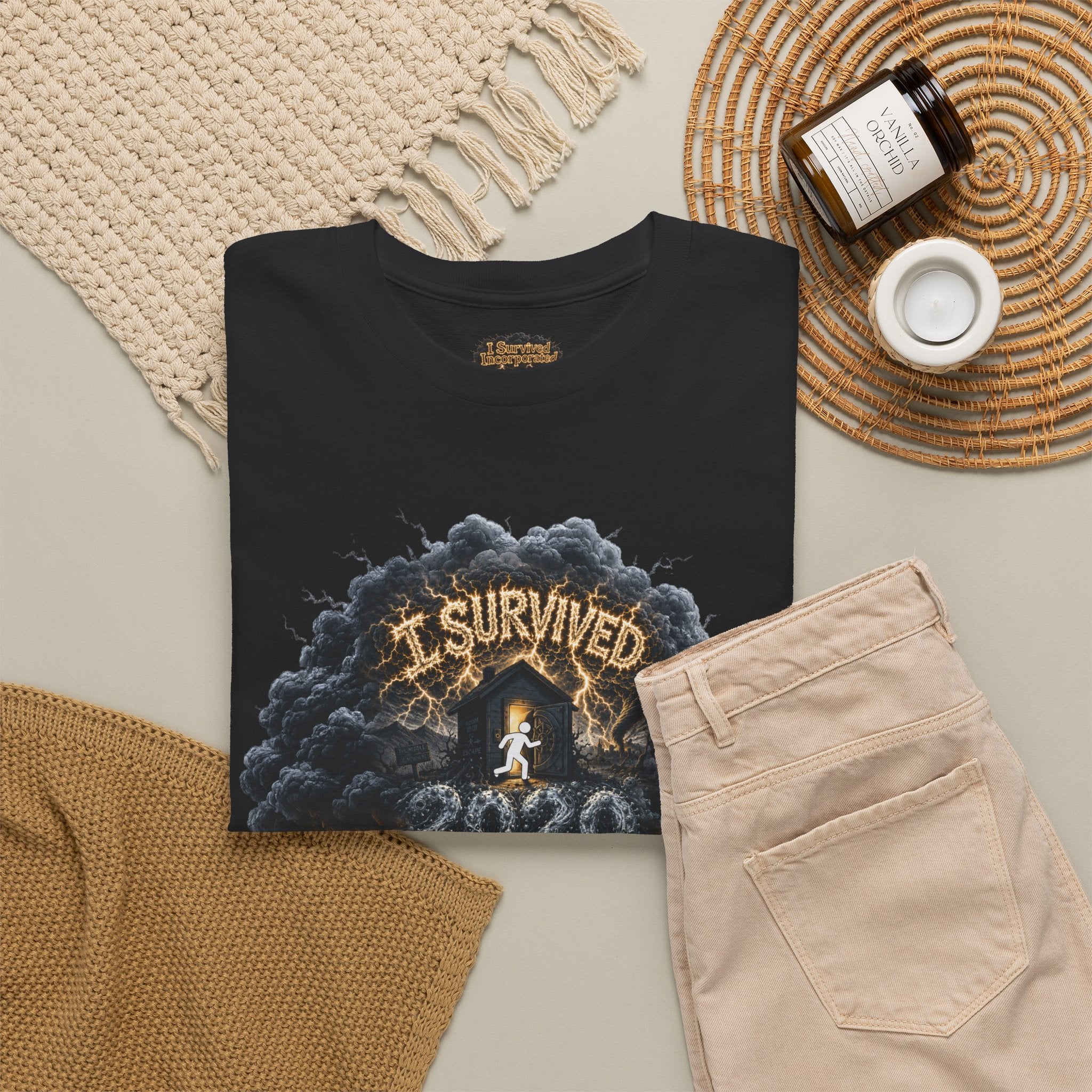 I Survived 2020 —  Deriector's Cut Original Design Teaser Tee | Season 1 Premiere Drop Unisex Heavy Cotton Tee