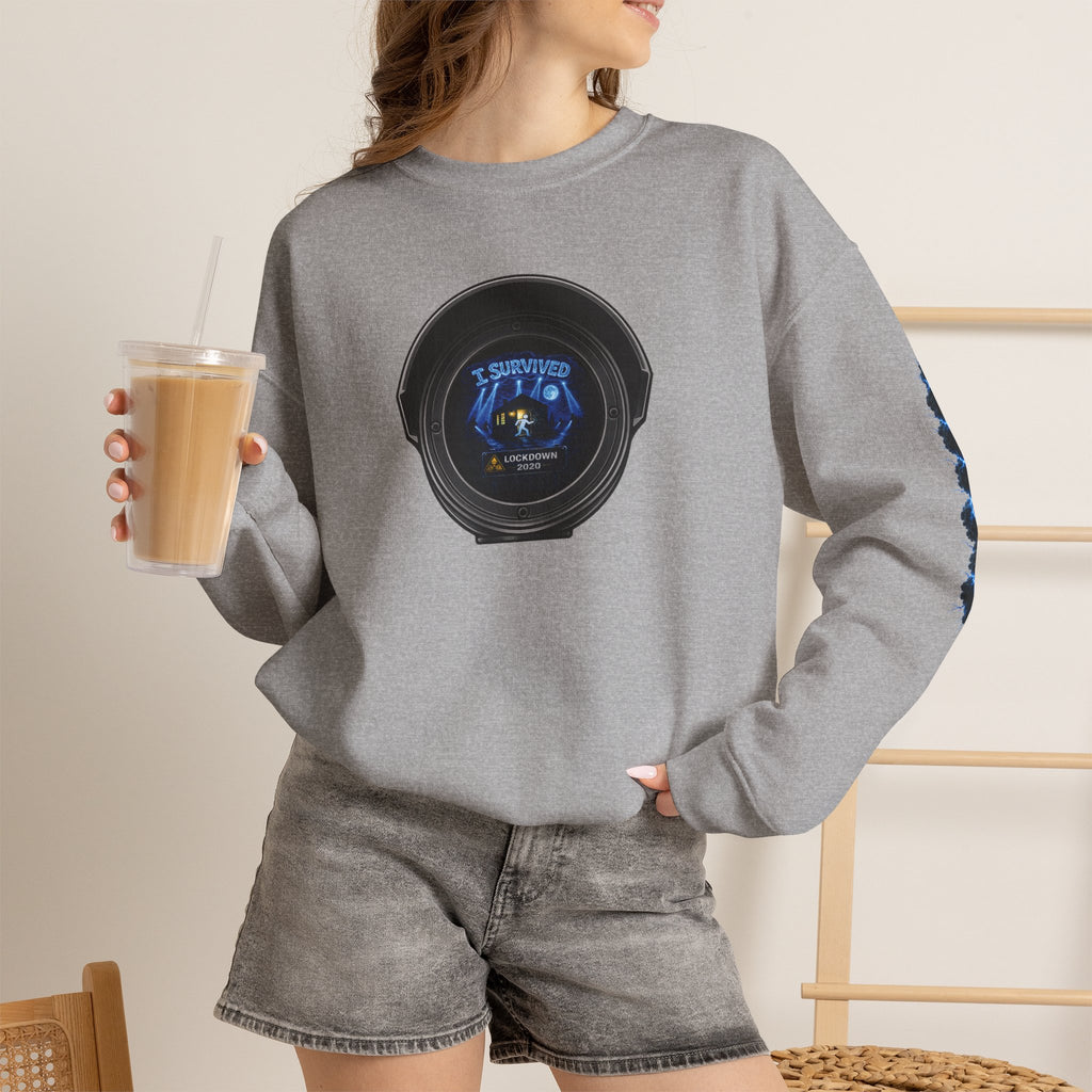I Survived 2020 —  LOCKDOWN S3:E1: Director's Cut Special Edition "Quarantine" Unisex Heavy Blend™ Crewneck Sweatshirt