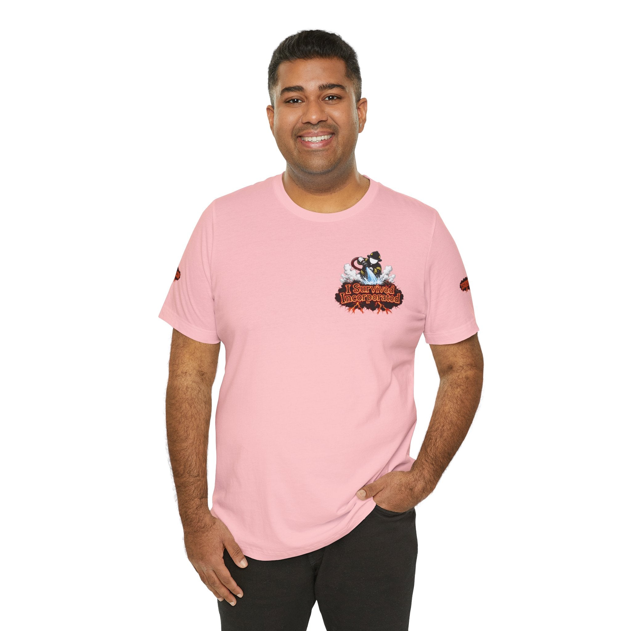 I Survived 2020 — "Please Stand By" Test Pattern Tee Wildfire Signal Special Edition Summer Premiere Unisex Jersey Short Sleeve Tee