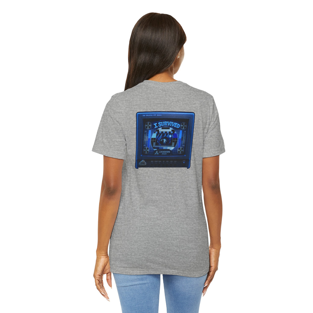 I Survived 2020 — "Please Stand By" Test Pattern Tee Lockdown Summer Exclusive Unisex Jersey Short Sleeve Tee