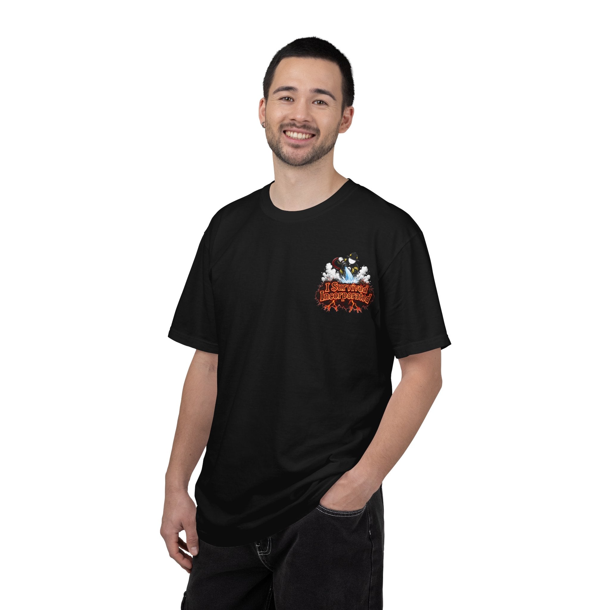 I Survived 2020 — "Please Stand By" Test Pattern Tee Wildfire Signal Edition Summer Premiere Unisex Garment-Dyed T-shirt